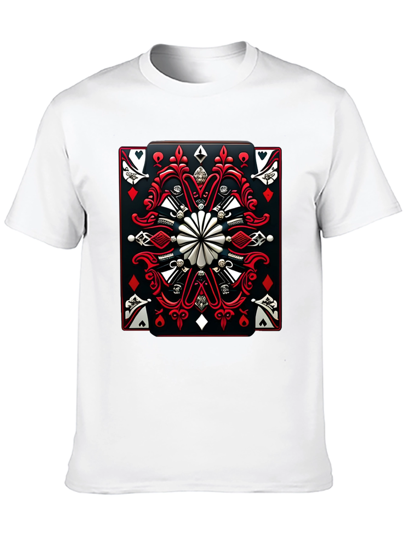 Black Playing Card Graphic T-Shirt - Black view 10