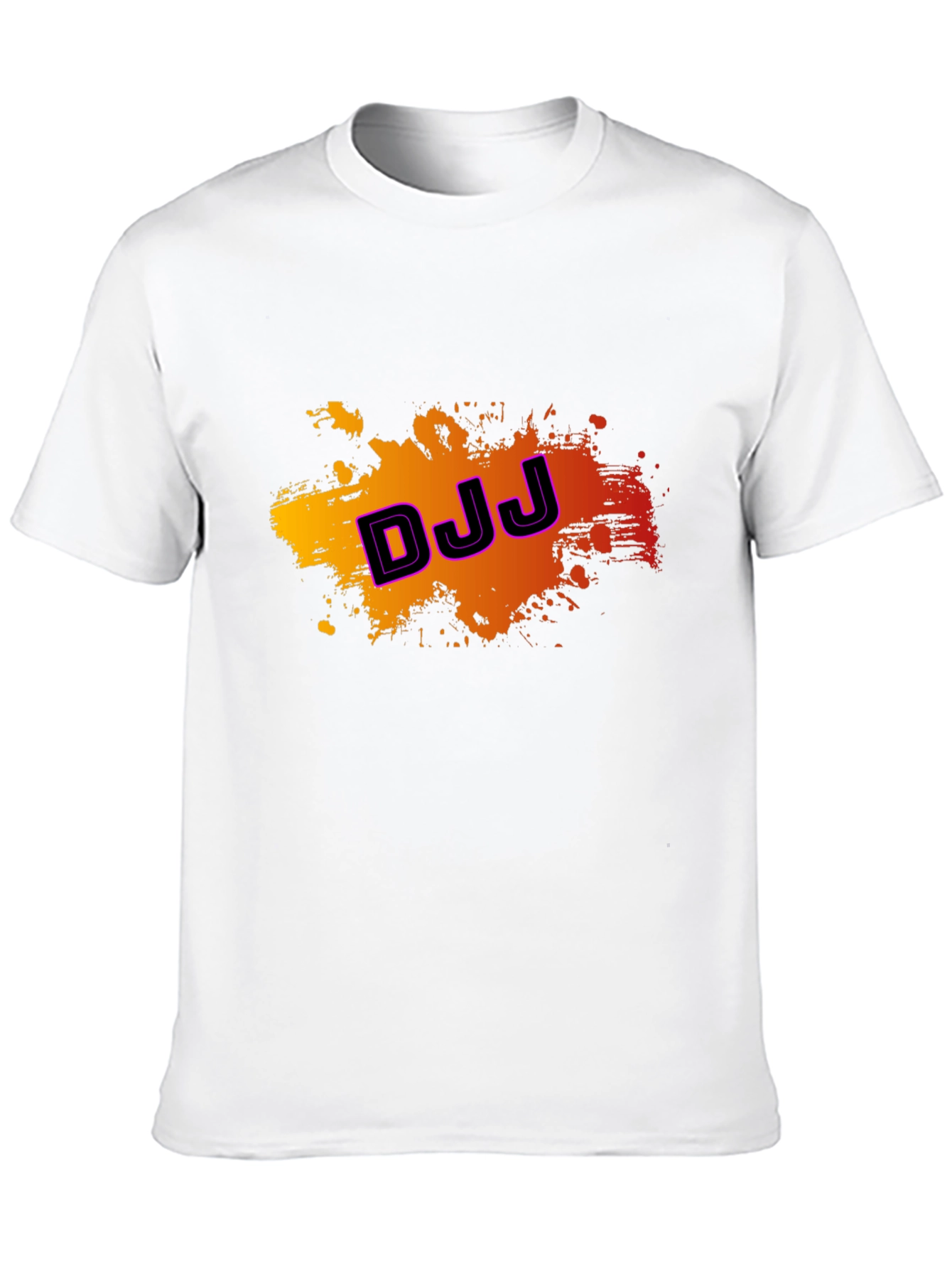 Black DJJ Graphic Print Black Tee view 10