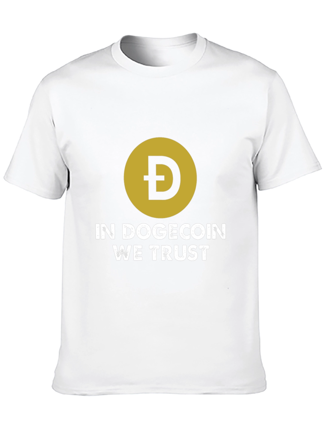 Black In Dogecoin We Trust Black T-Shirt view 10