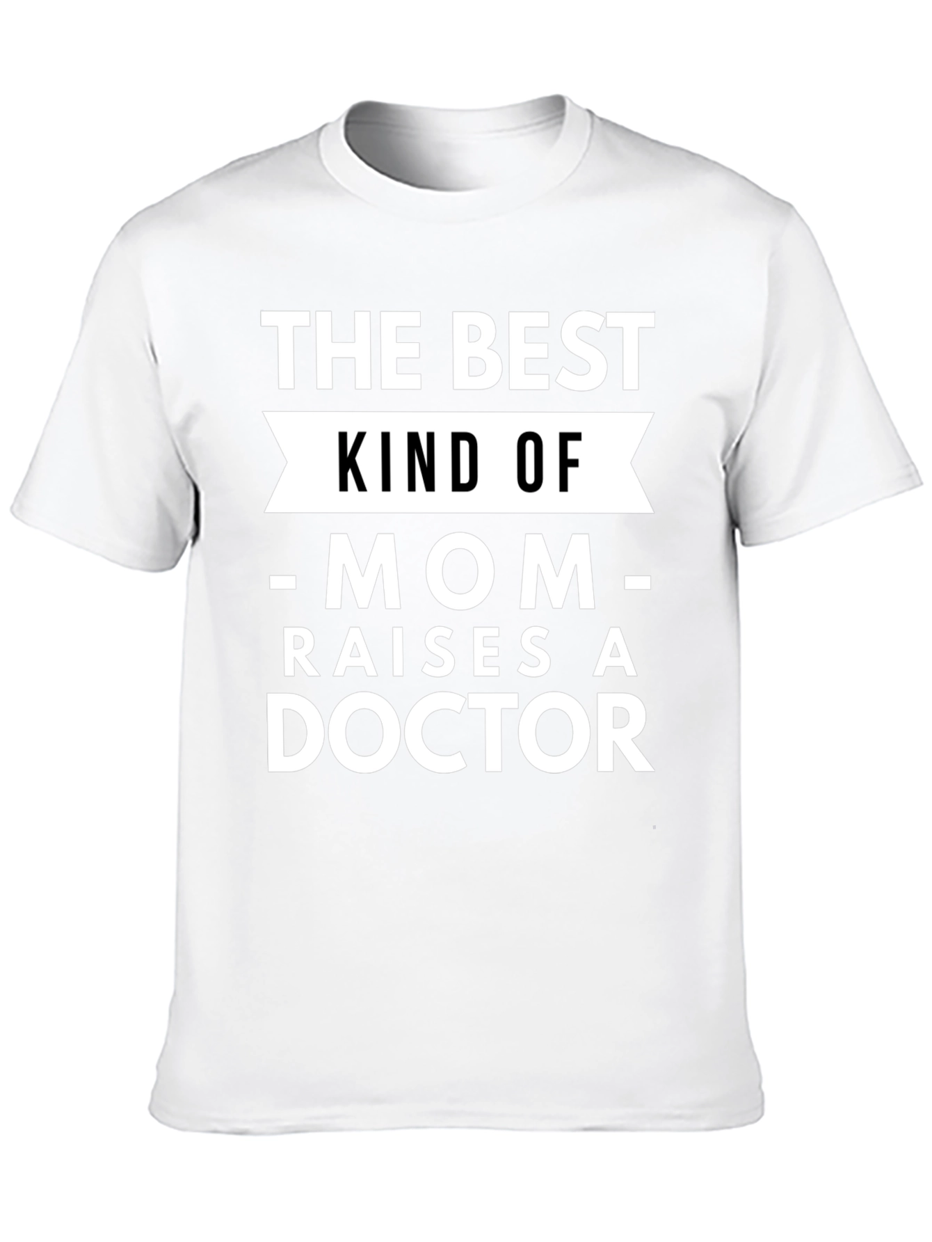 Black Best Mom Raises A Doctor Graphic Tee view 10