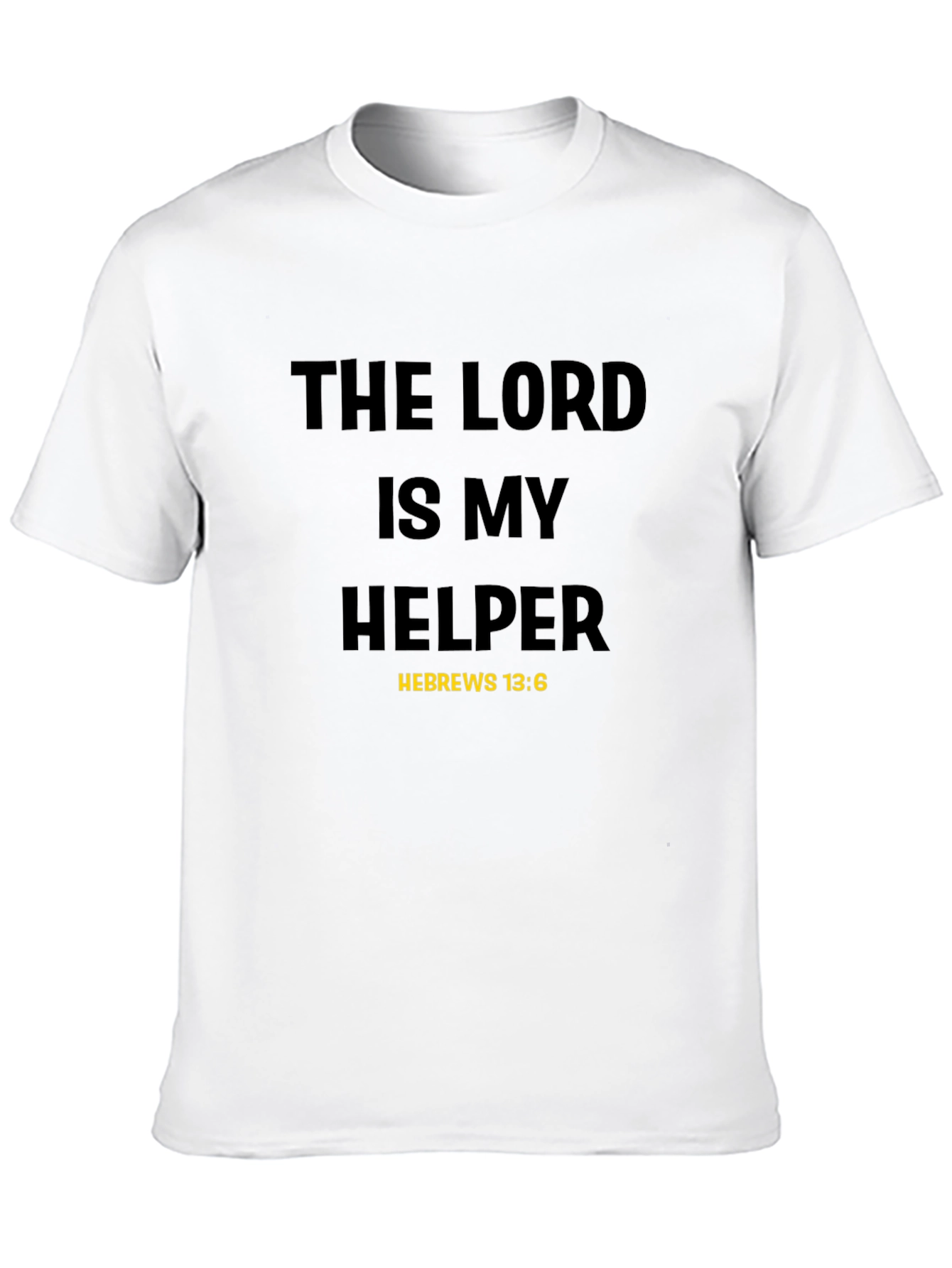 Black The Lord is My Helper T-Shirt view 10