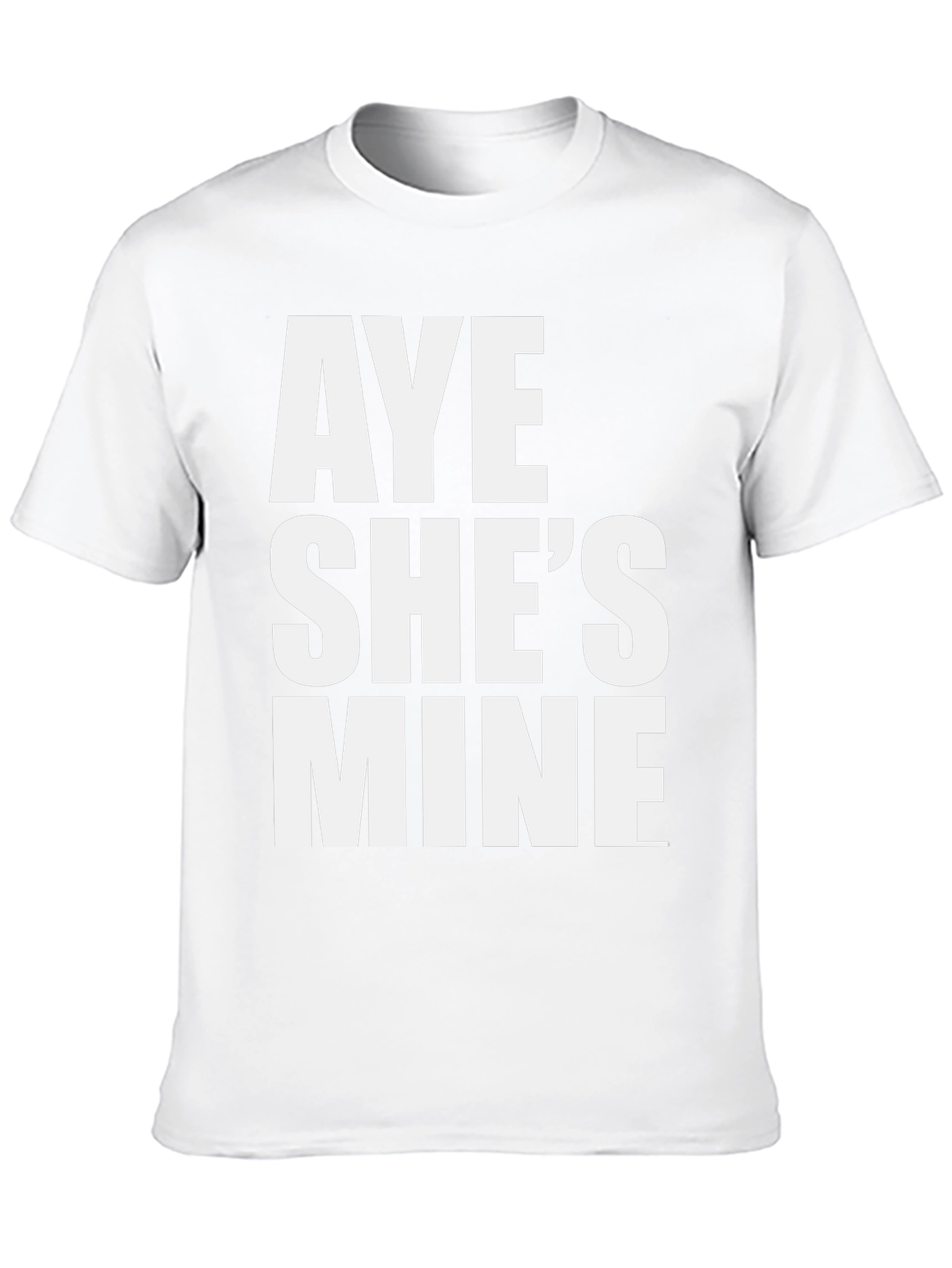 Black Aye She's Mine Graphic Tee view 10