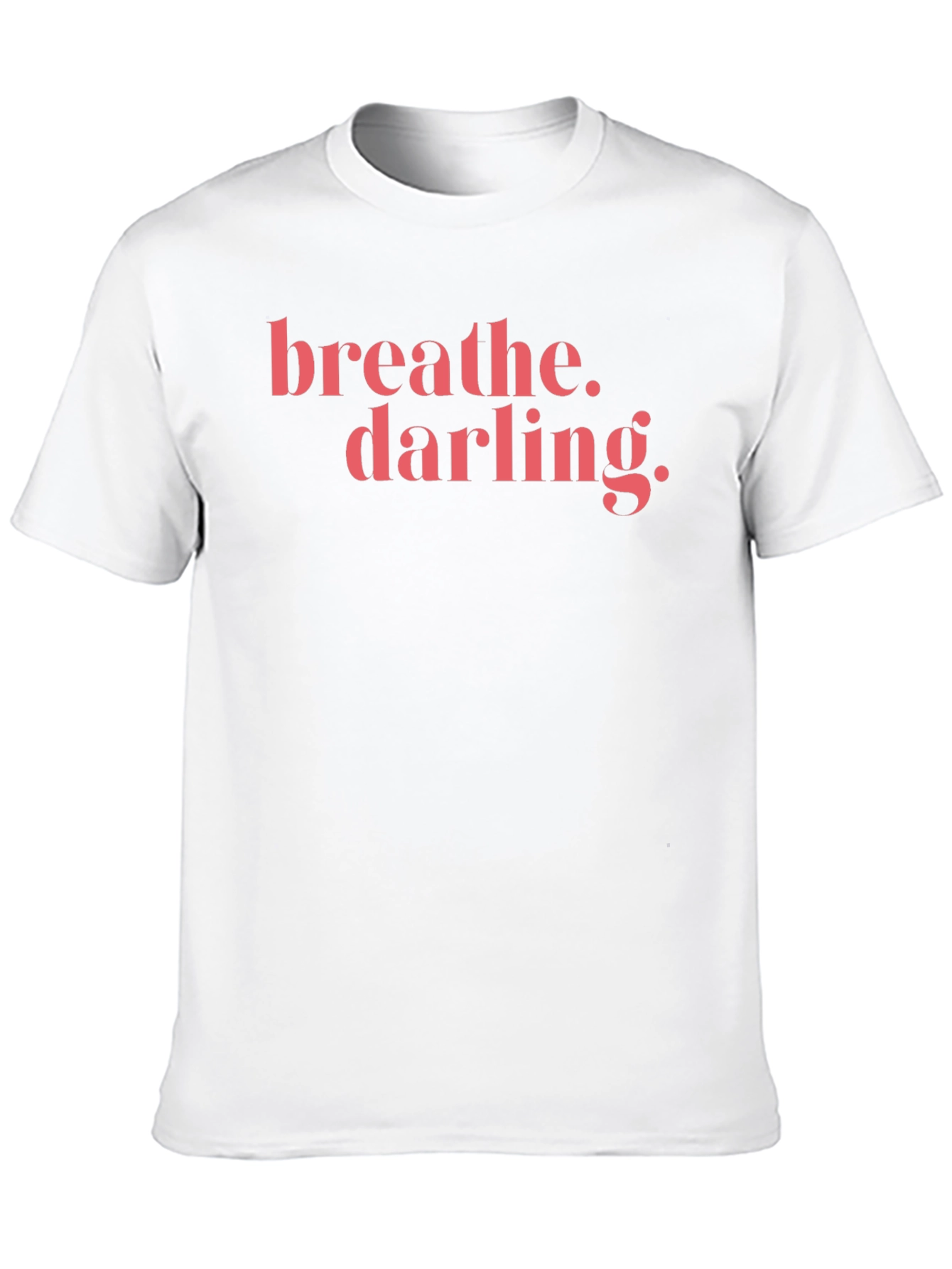 Black Breathe Darling Graphic Tee - Soft Cotton Comfort view 10