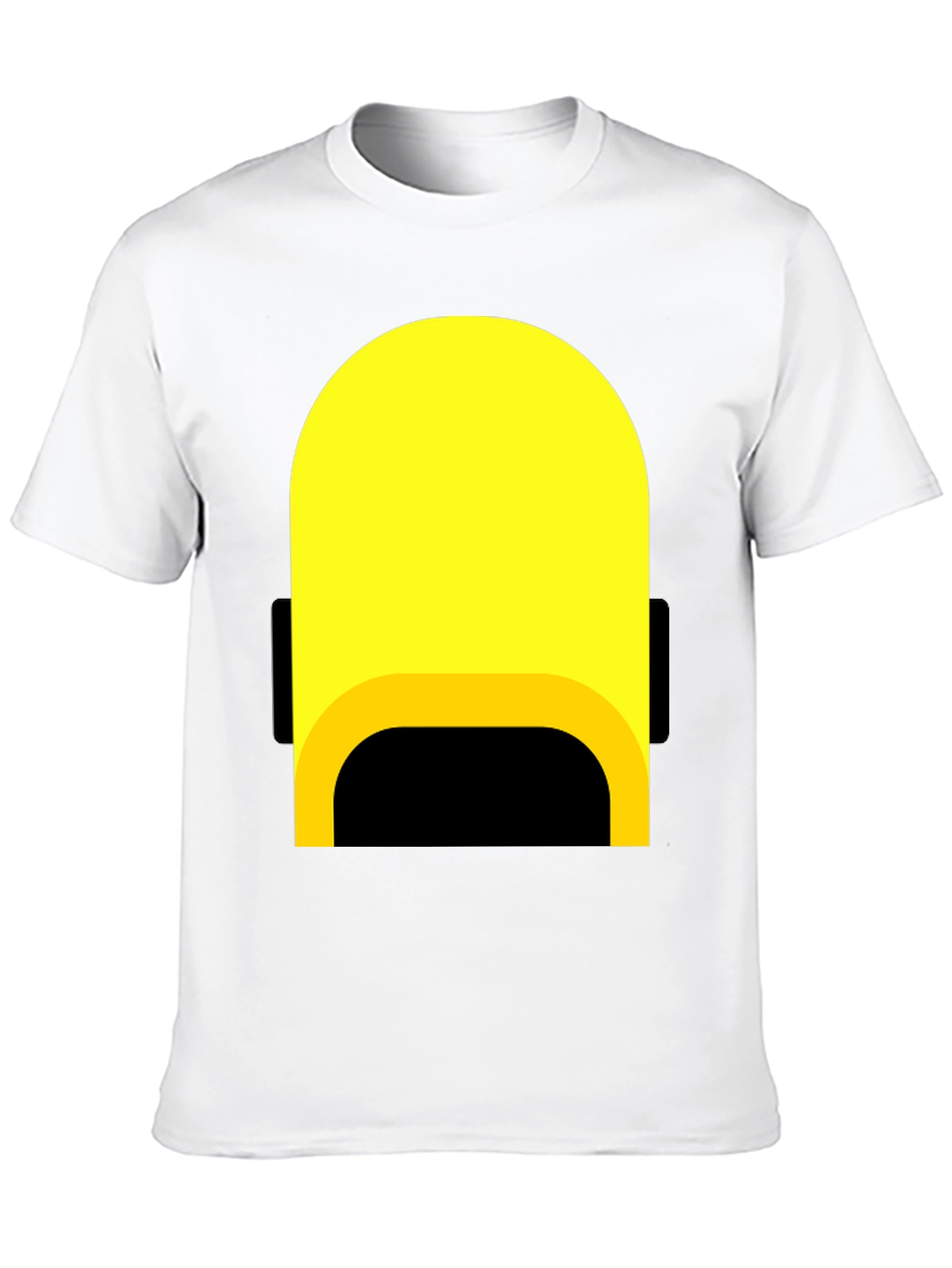 Black Minimalist Character Graphic T-Shirt view 10