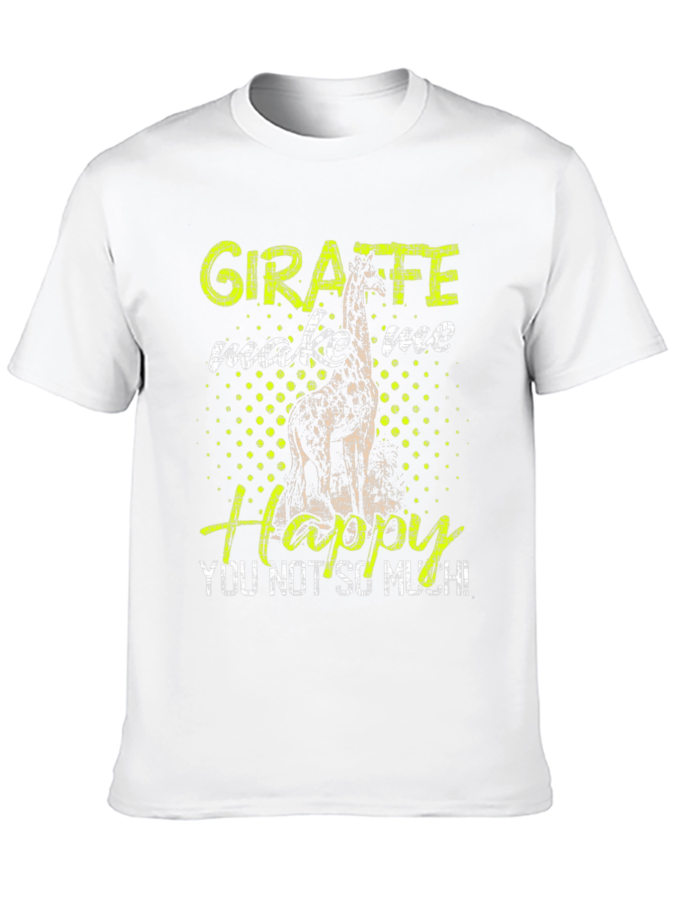 Giraffe Make Me Happy T-Shirt - 10