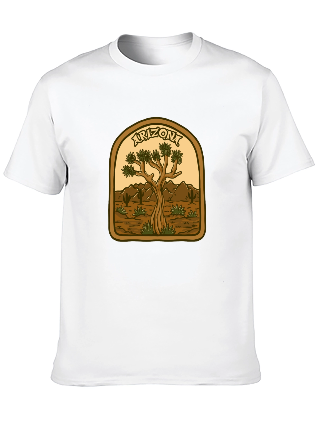 Black Arizona Desert Graphic T-Shirt view 10