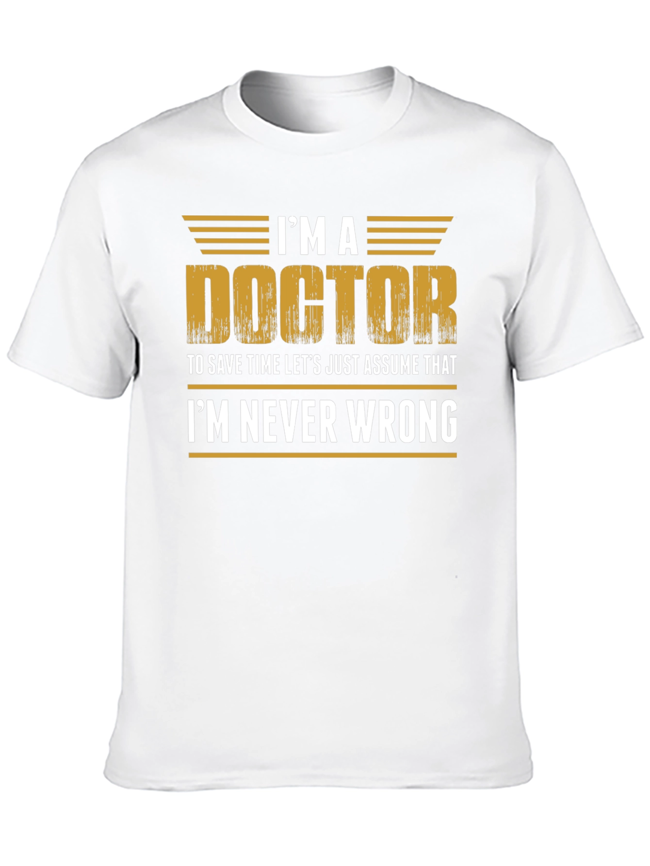Black I'm a Doctor T-Shirt - Funny Doctor Gift view 10