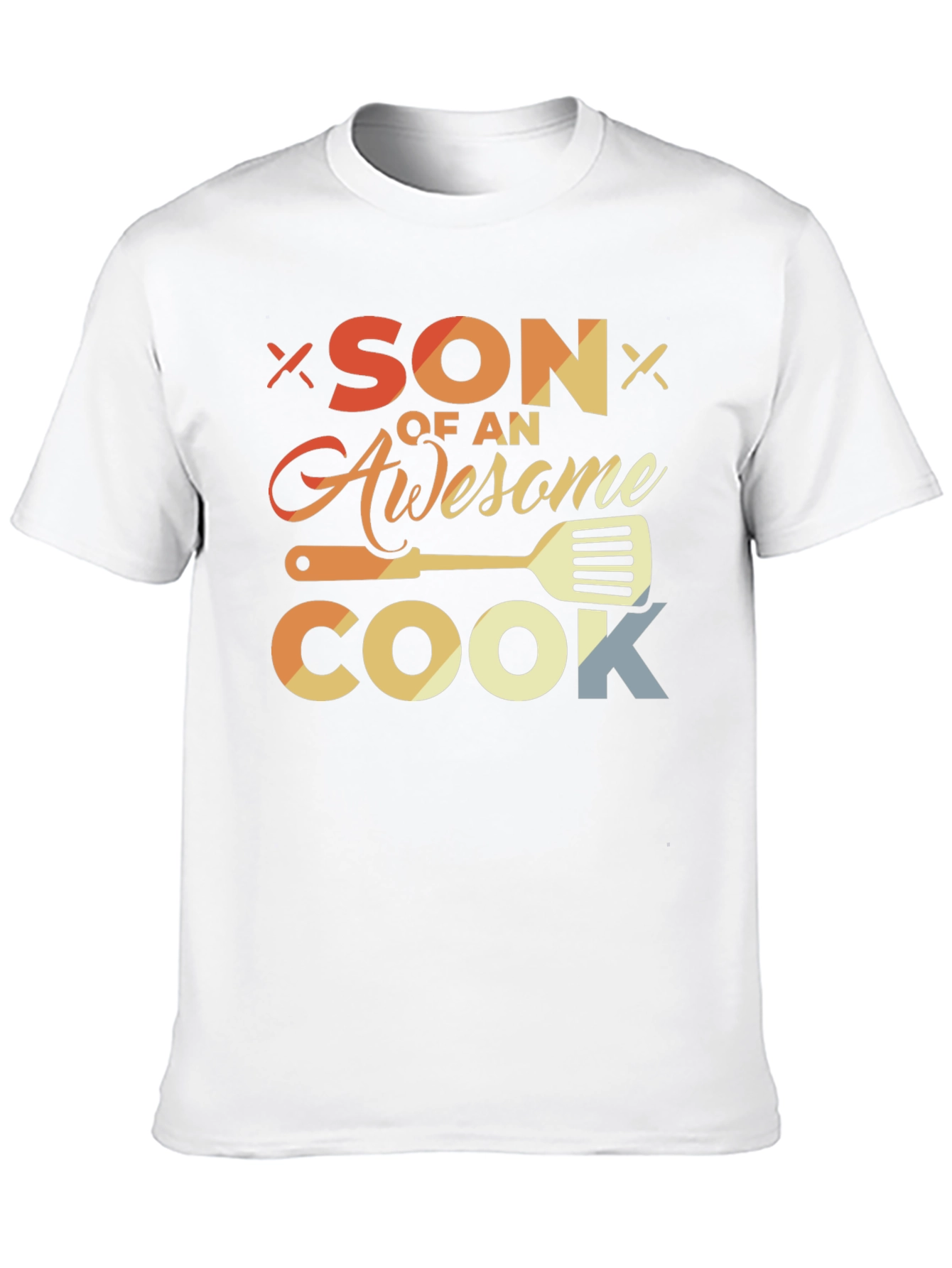 Black Son of an Awesome Cook Black T-Shirt view 10