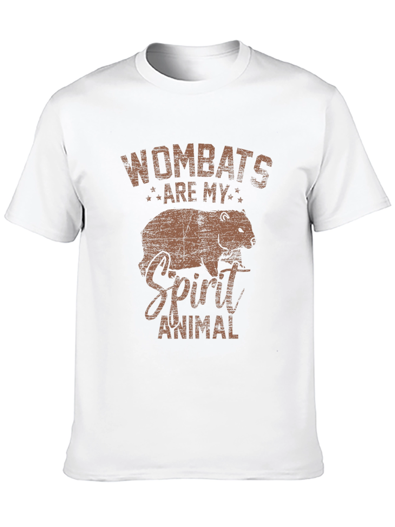 Black Wombats Are My Spirit Animal Graphic Tee view 10