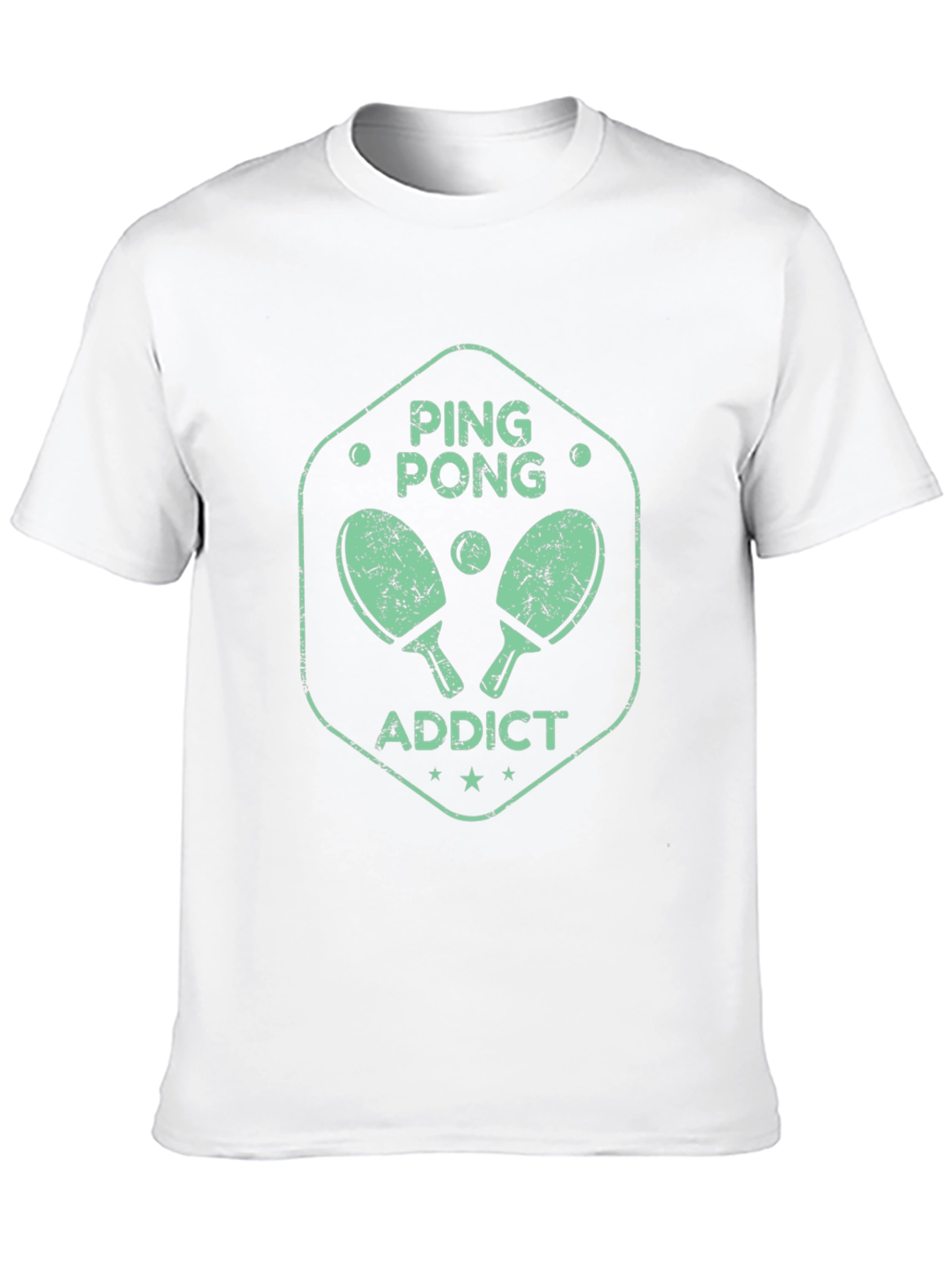 Black Ping Pong Addict Graphic T-Shirt view 10