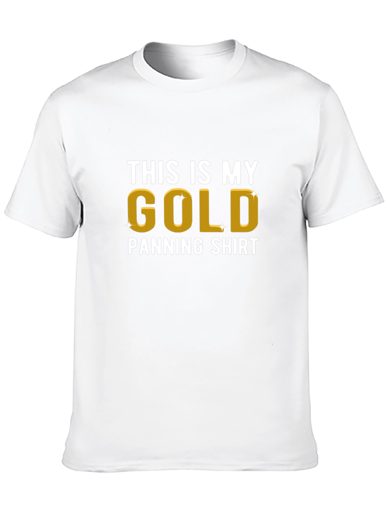 Black Gold Panning Shirt - Funny Prospecting T-Shirt view 10