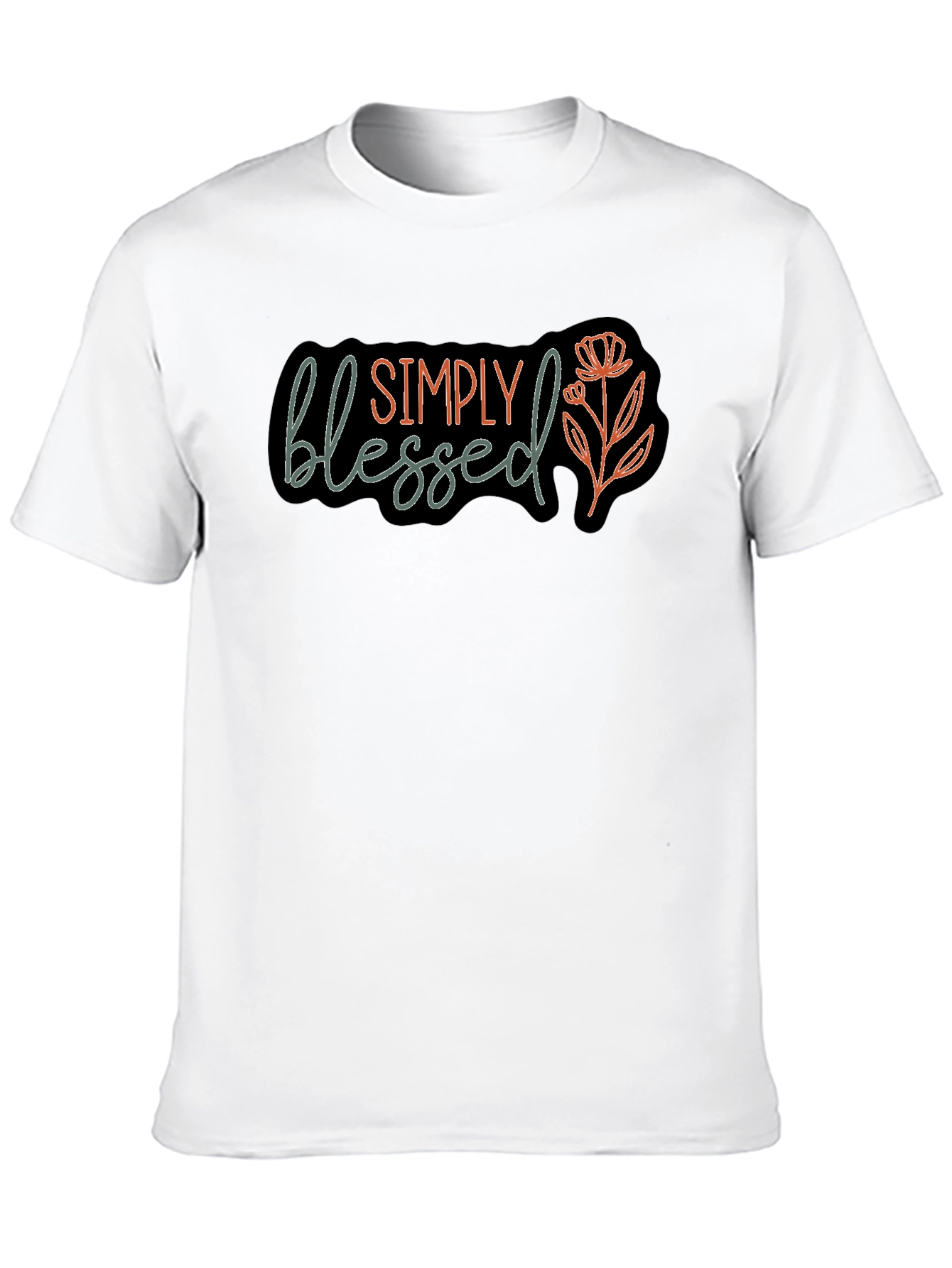 Black Simply Blessed Graphic Tee view 10