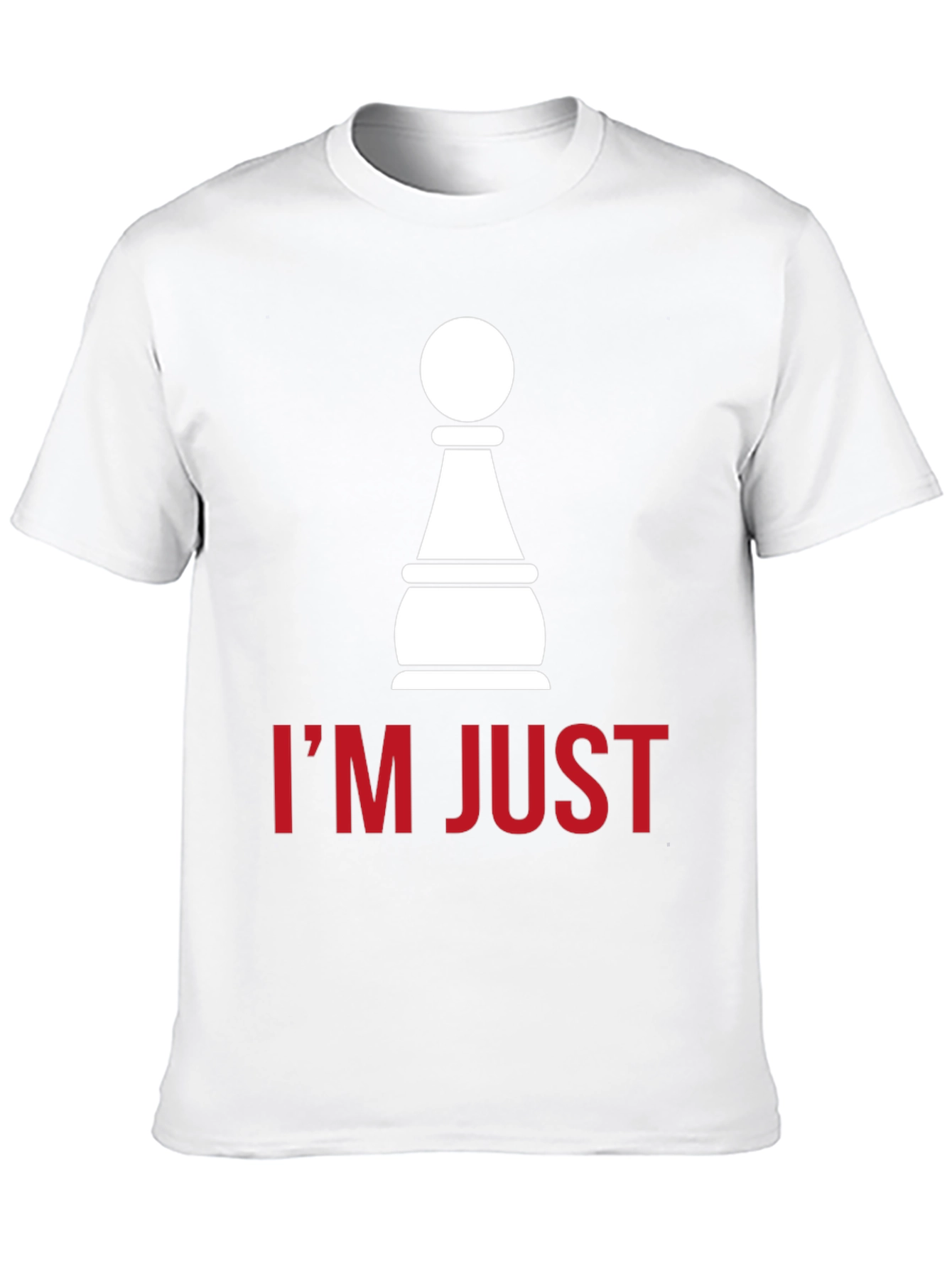 Black Chess Pawn T-Shirt - I'm Just a Pawn view 10