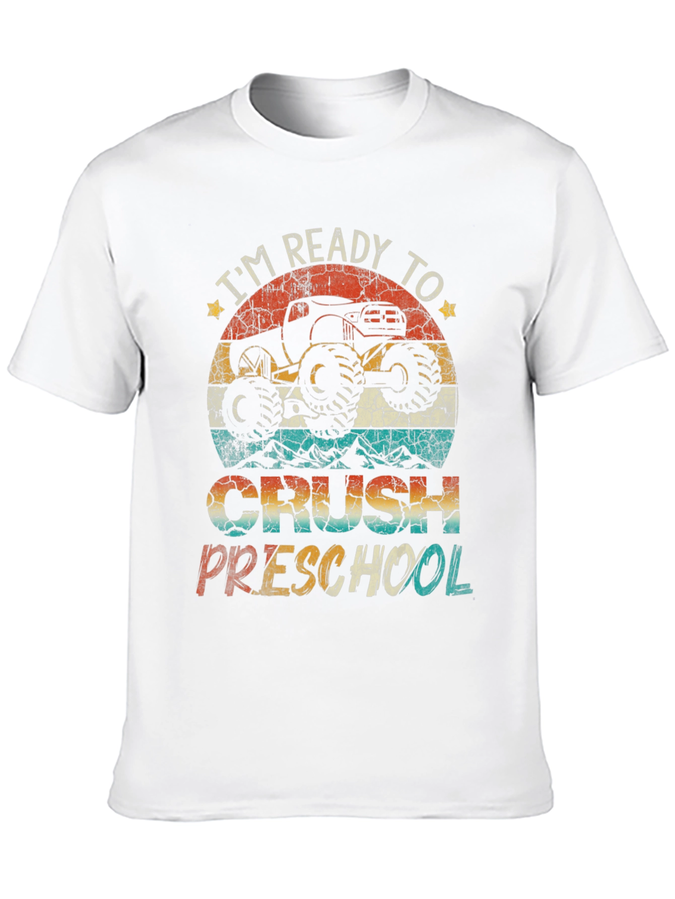 Black Ready to Crush Preschool Monster Truck Tee view 10