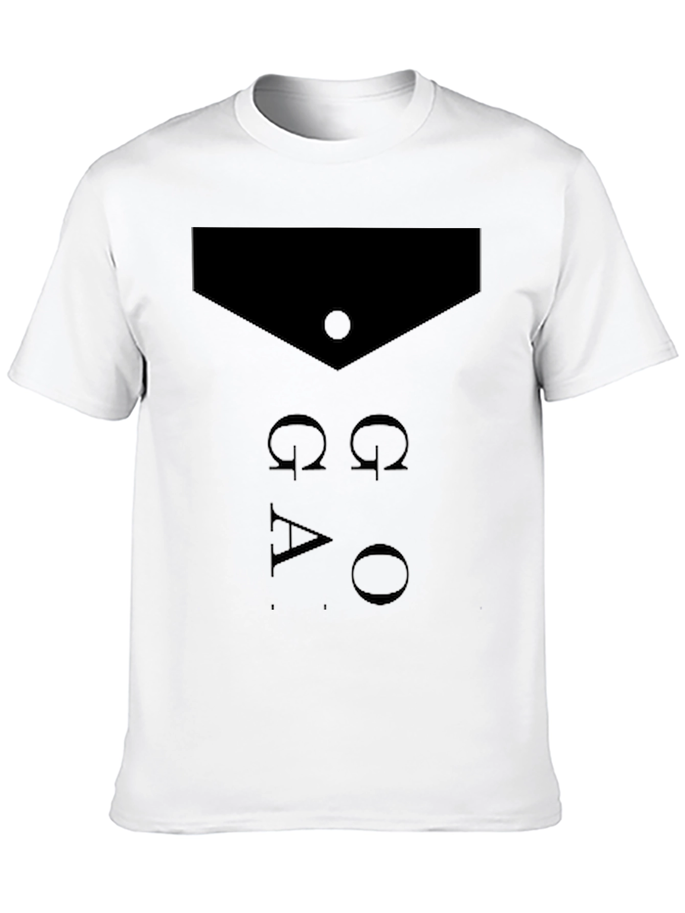 Black Omega Alpha Omega T-Shirt - Men's Black Graphic Tee view 10