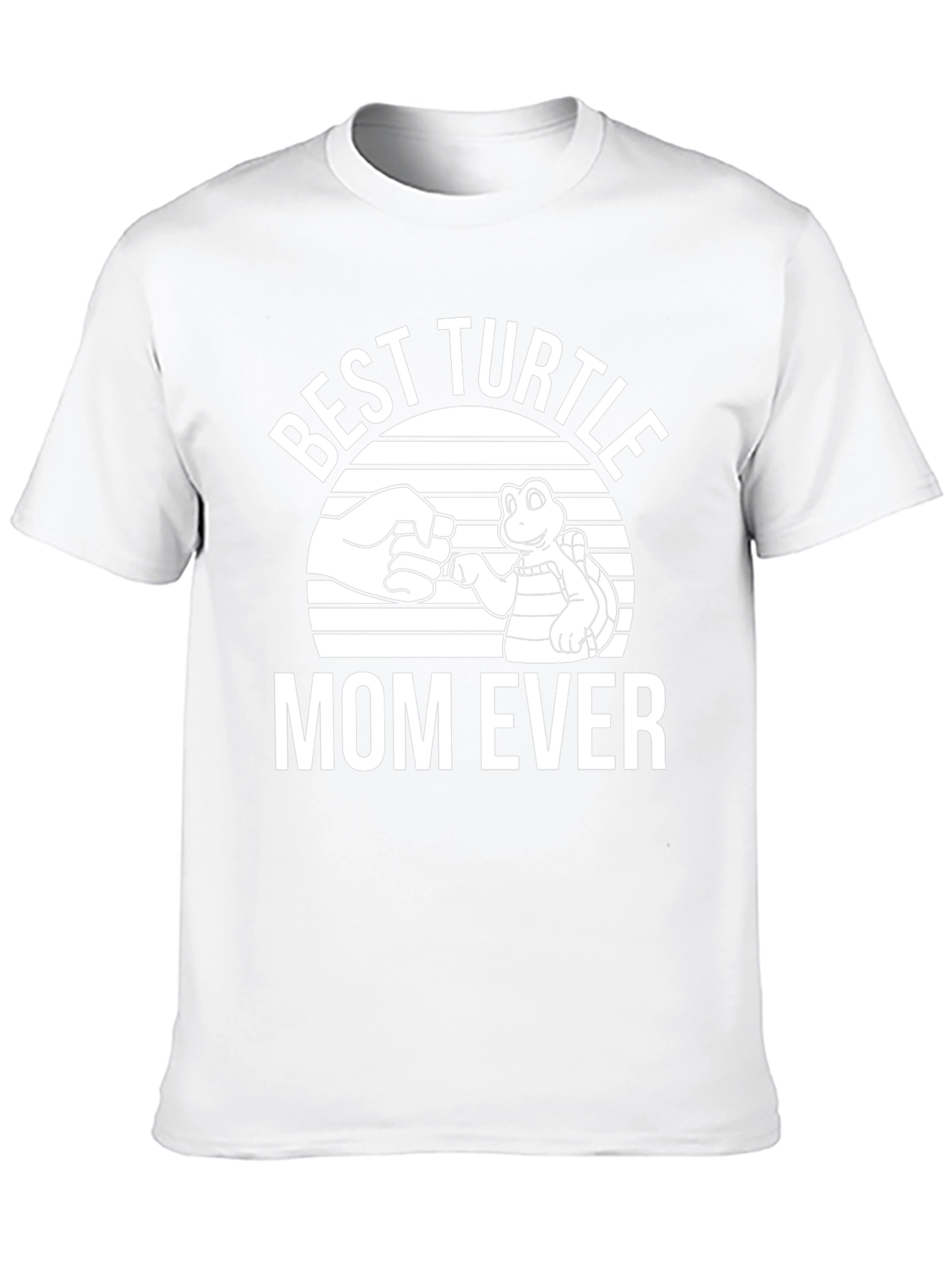 Black Best Turtle Mom Ever T-Shirt - Unisex view 10