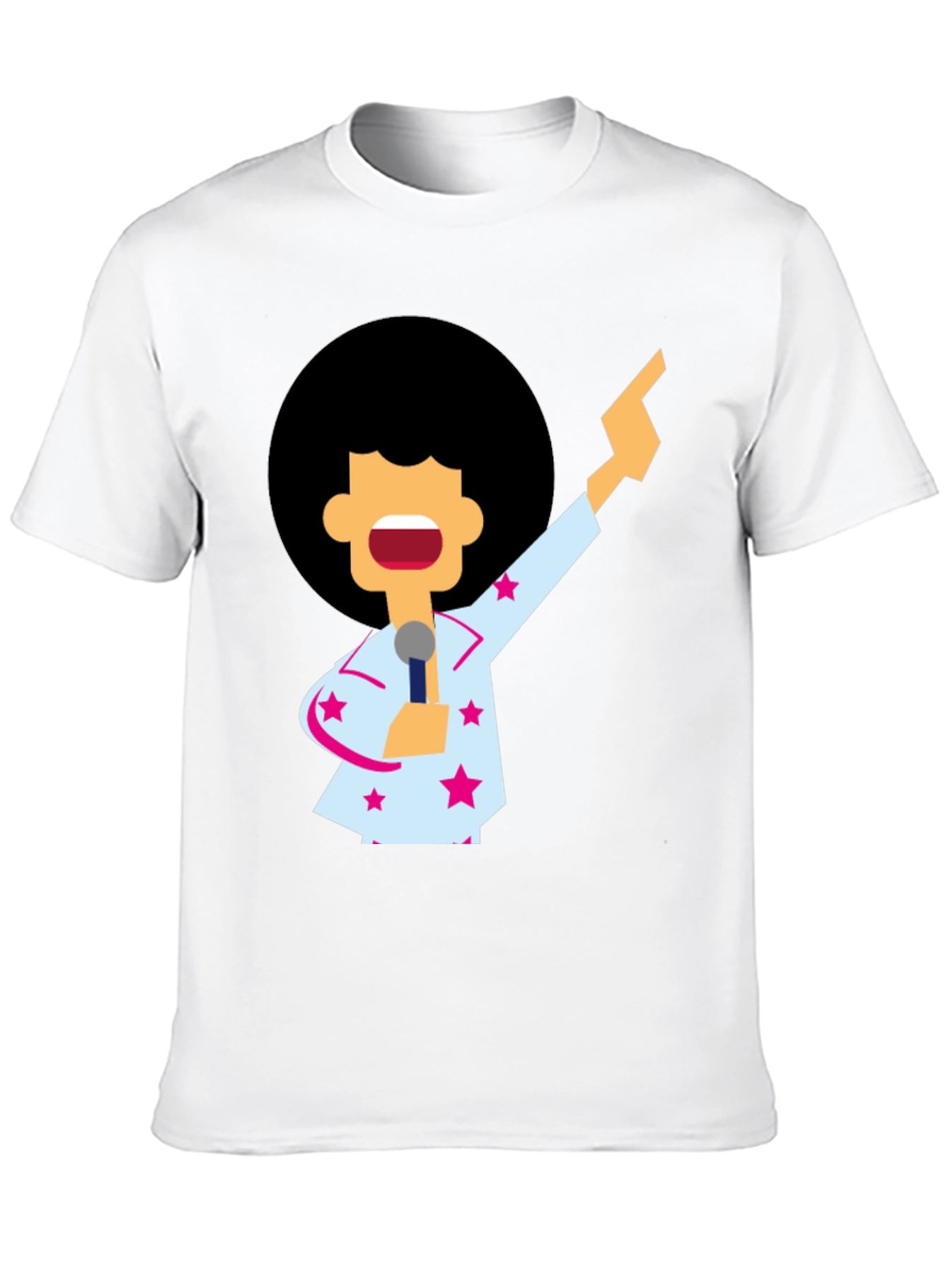 Black Funky Retro Disco T-Shirt view 10