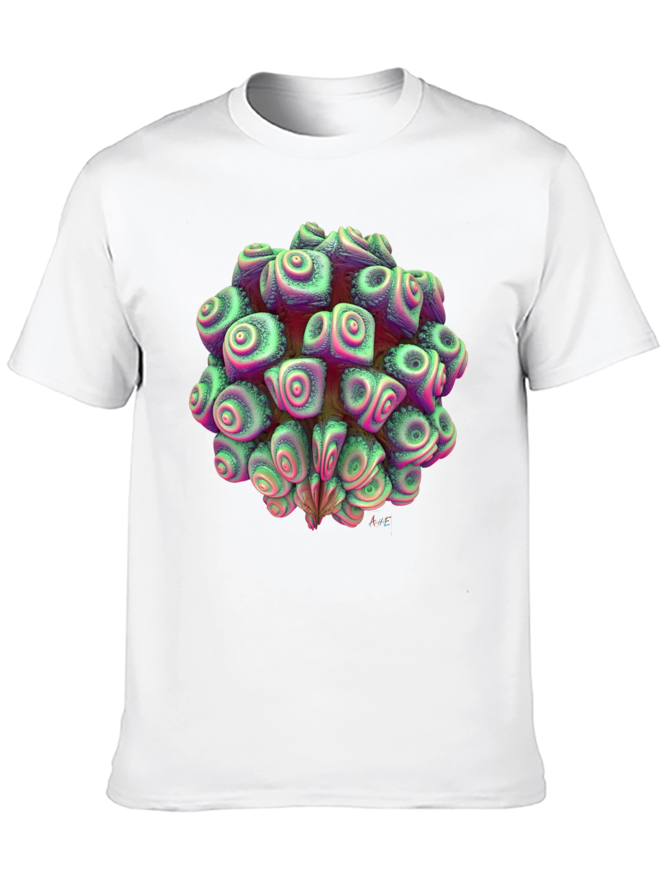 Abstract Organic Fractal Design Tee - 10