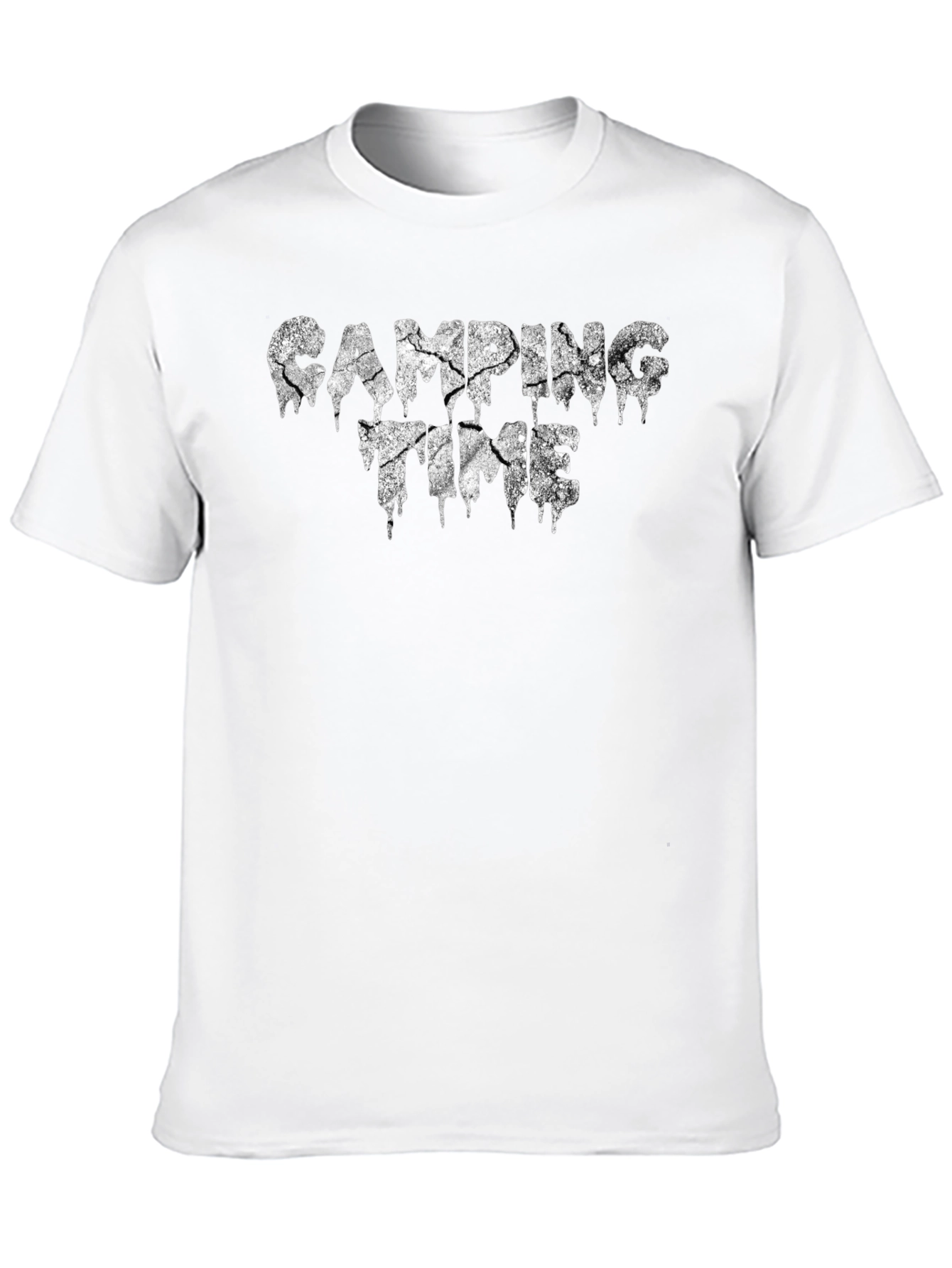 Black Camping Time Graphic Tee - Black view 10