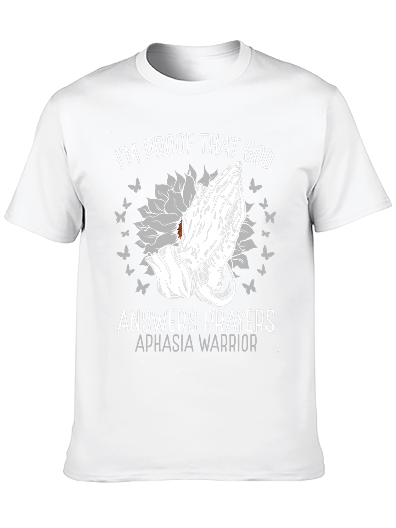 Black Proof That God Answers Prayers T-Shirt view 10