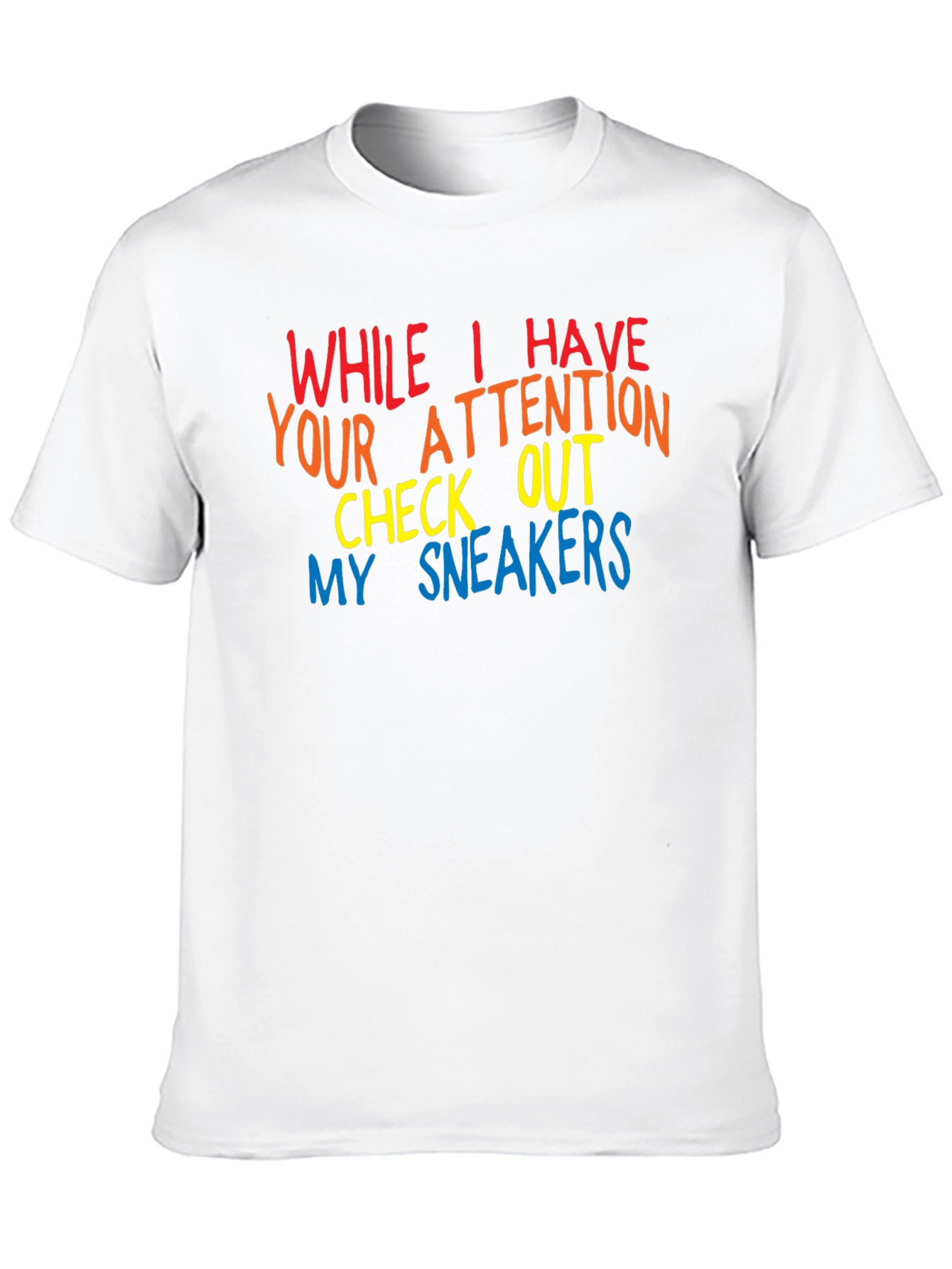 Black Attention Grabbing Sneaker Tee view 10