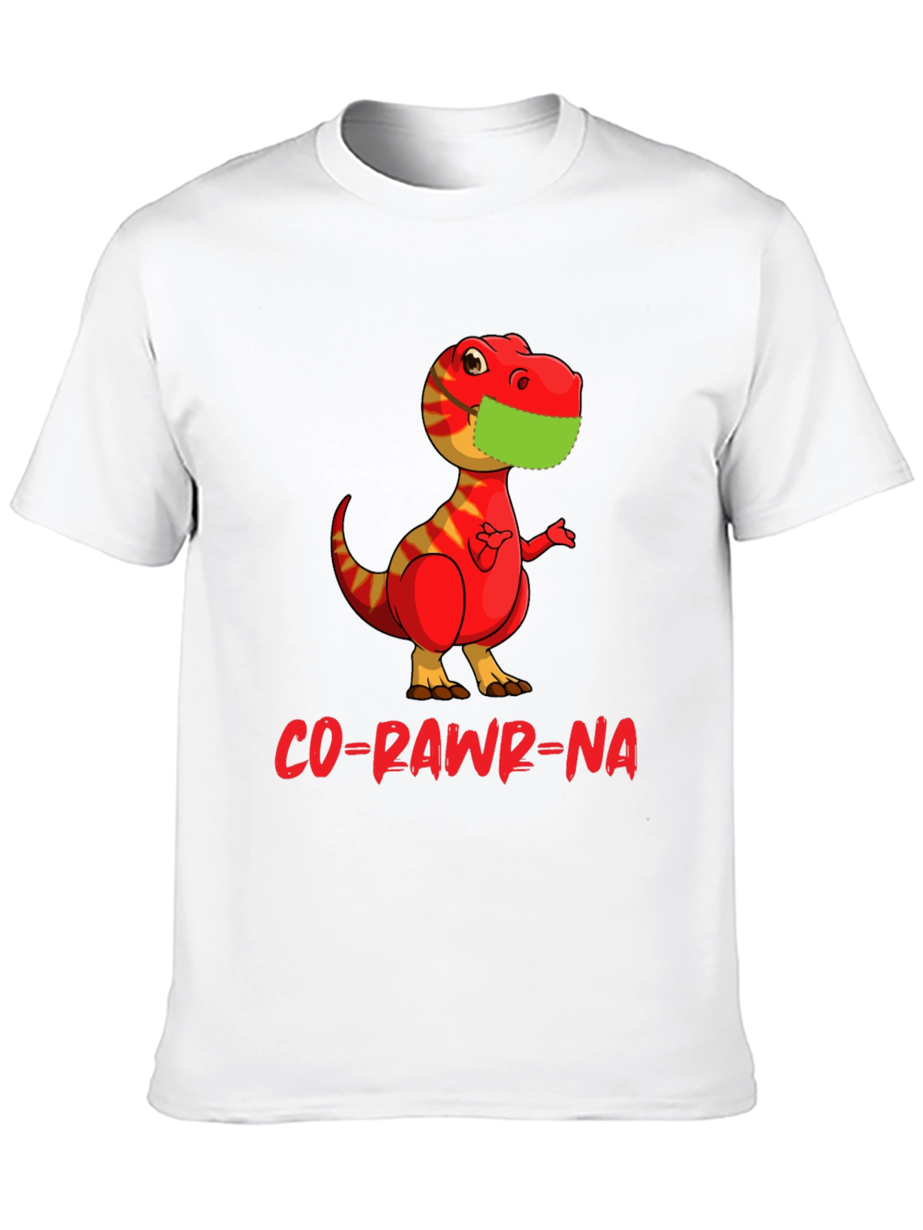 Black Co-Rawr-Na Dinosaur Graphic T-Shirt view 10