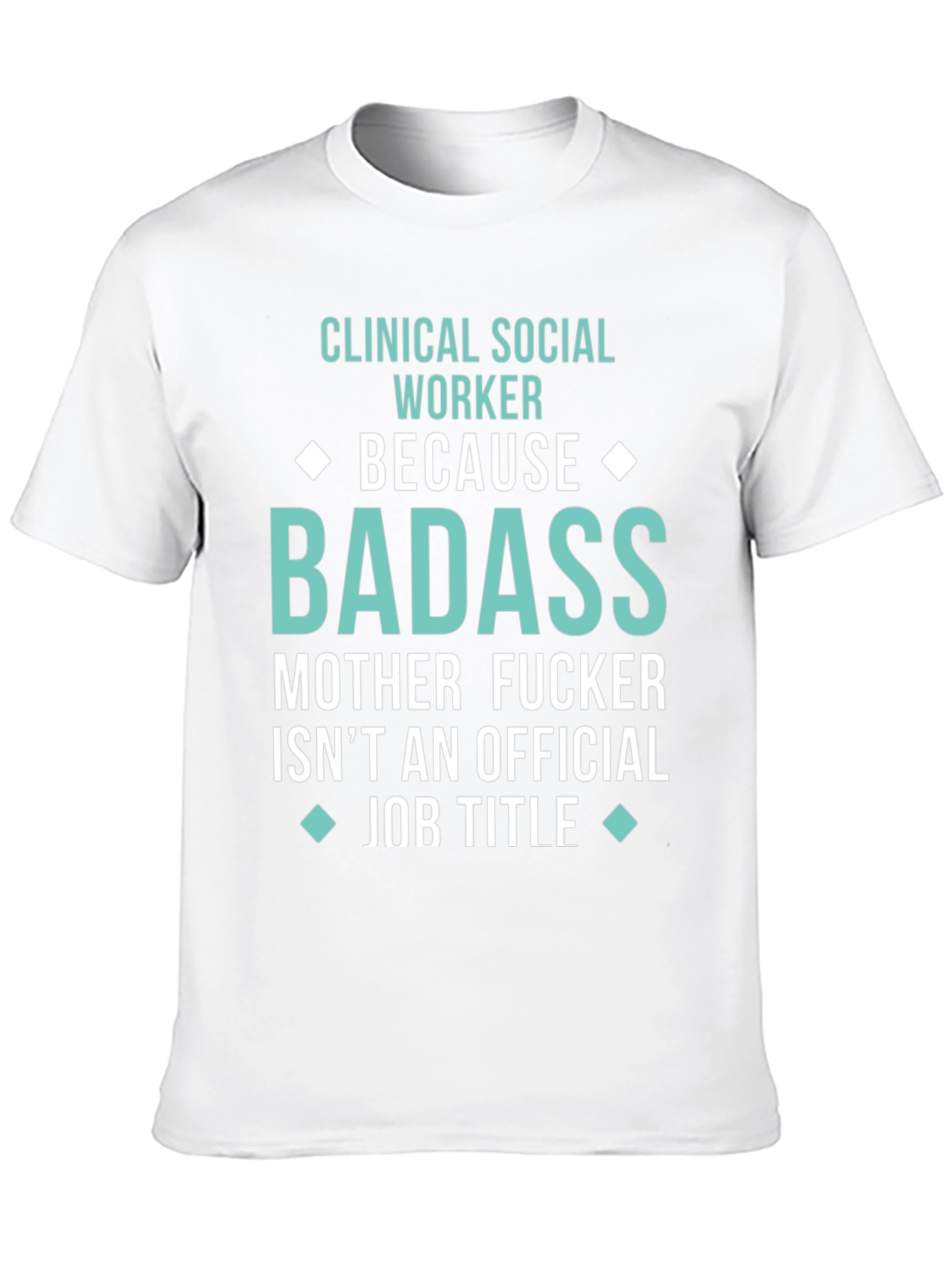 Black Clinical Social Worker Badass Graphic Tee view 10