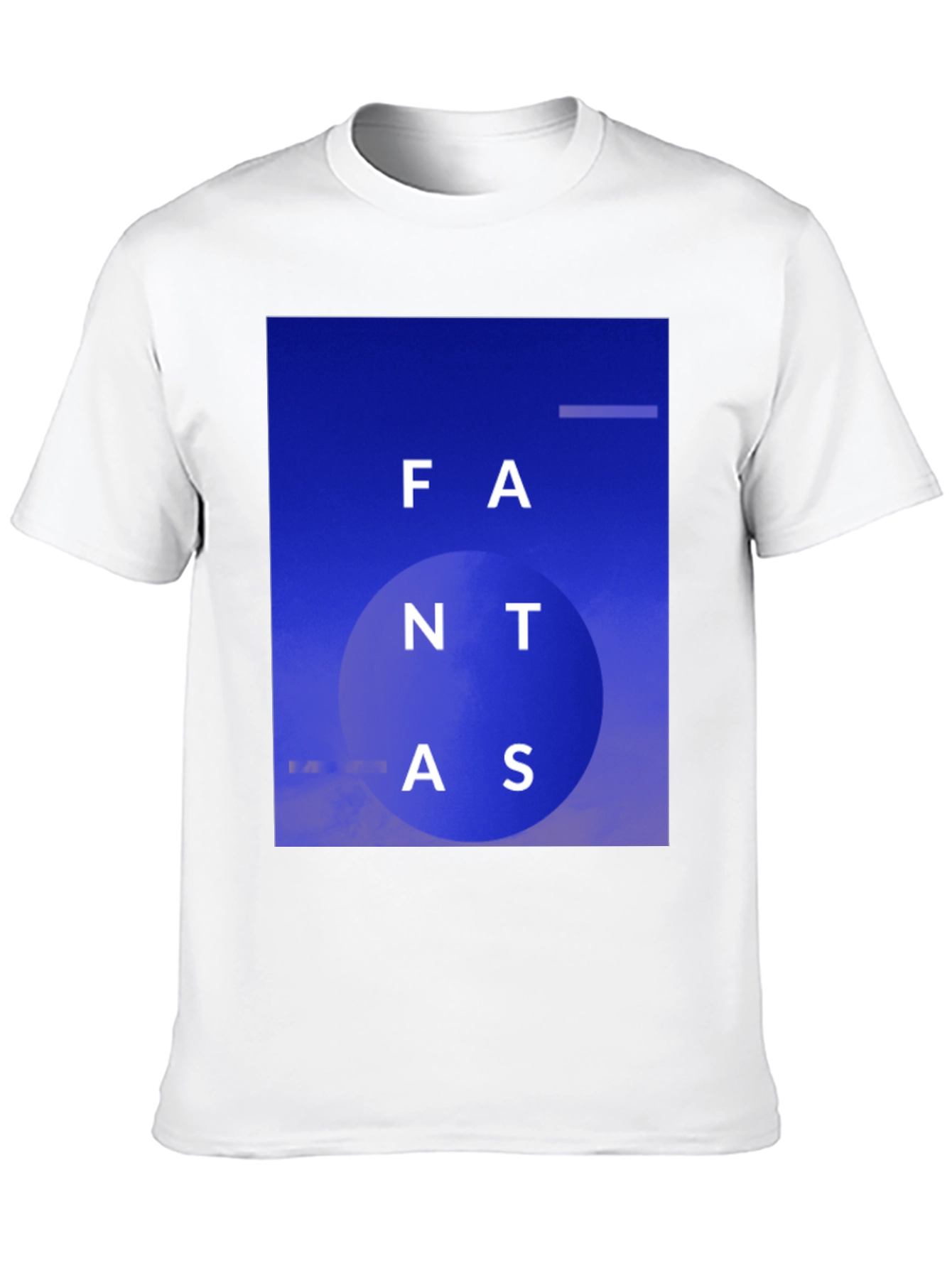 Black Fantastic Blue Graphic Tee view 10