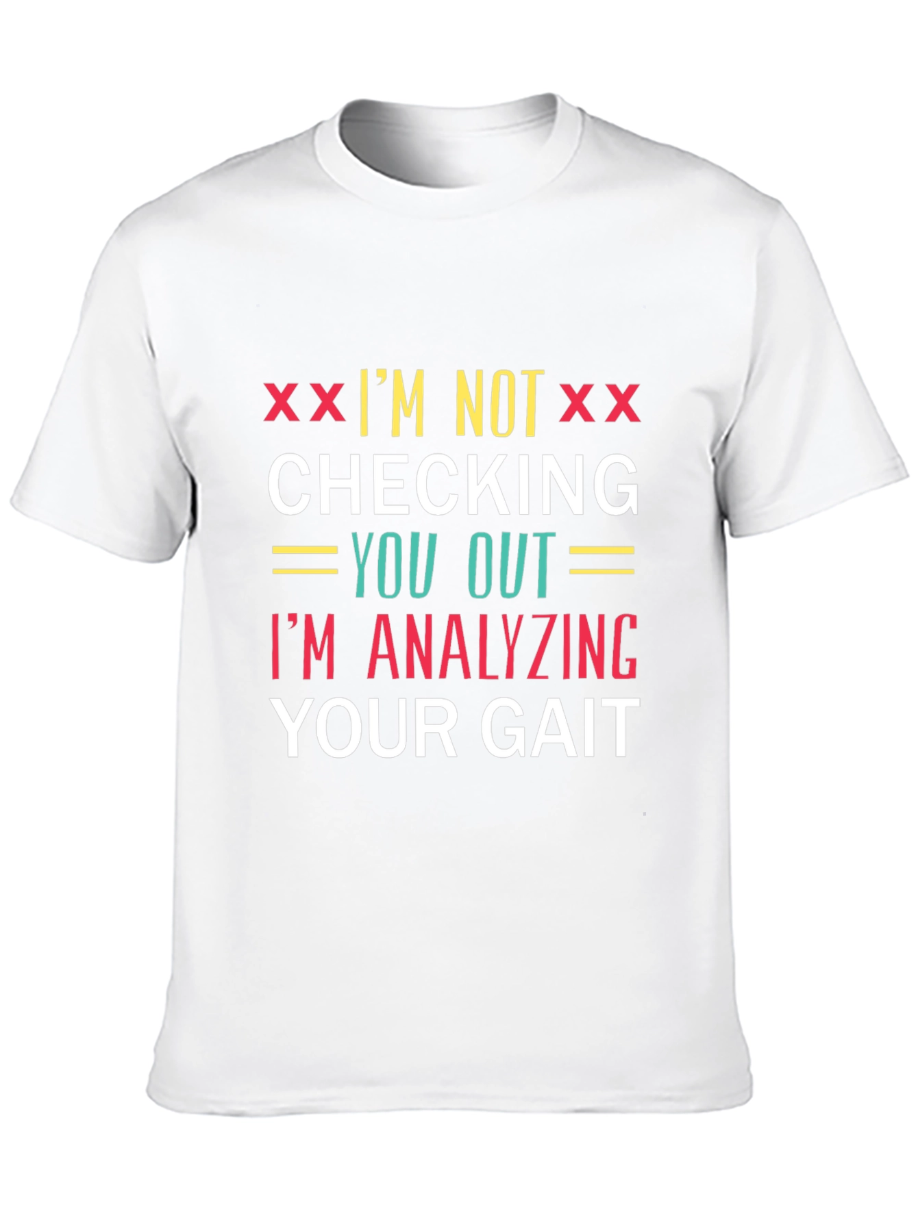 Black Analyzing Your Gait Novelty Graphic Tee - Black view 10