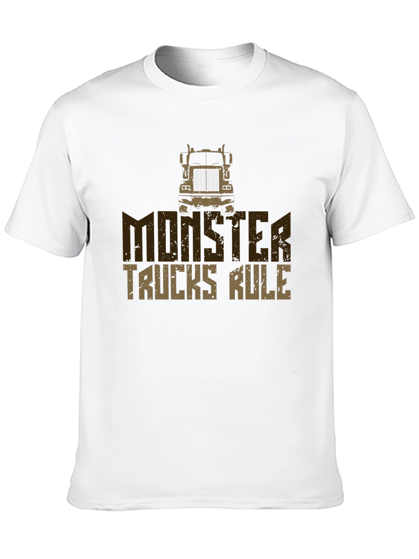 Black Monster Trucks Rule T-Shirt view 10