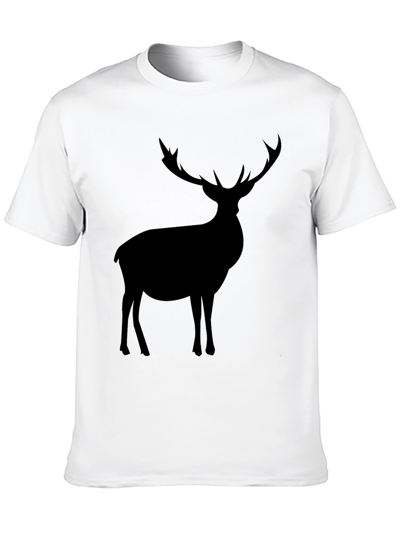 Black Stag Silhouette Graphic Tee - Classic Black view 10