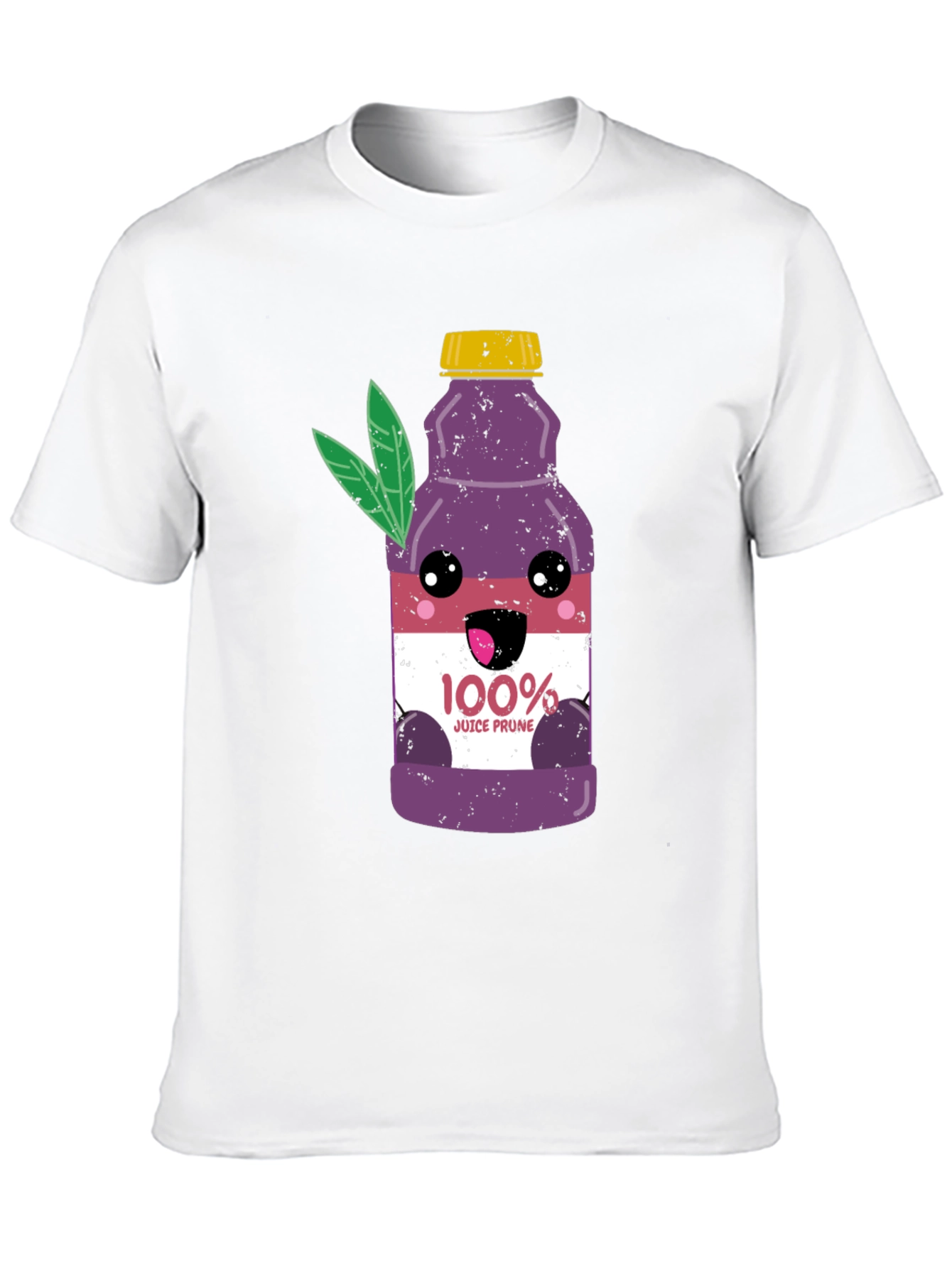 Black Prune Juice Graphic Tee - Funny Cartoon Shirt view 10