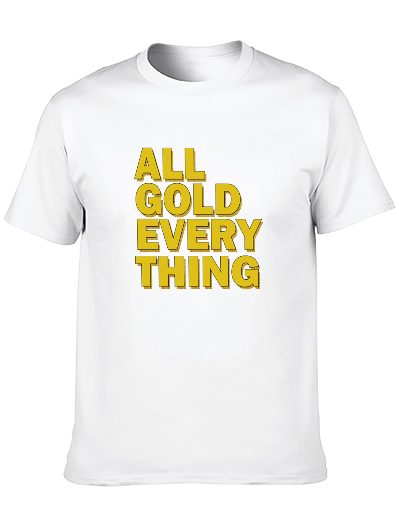Black All Gold Everything Black T-Shirt view 10