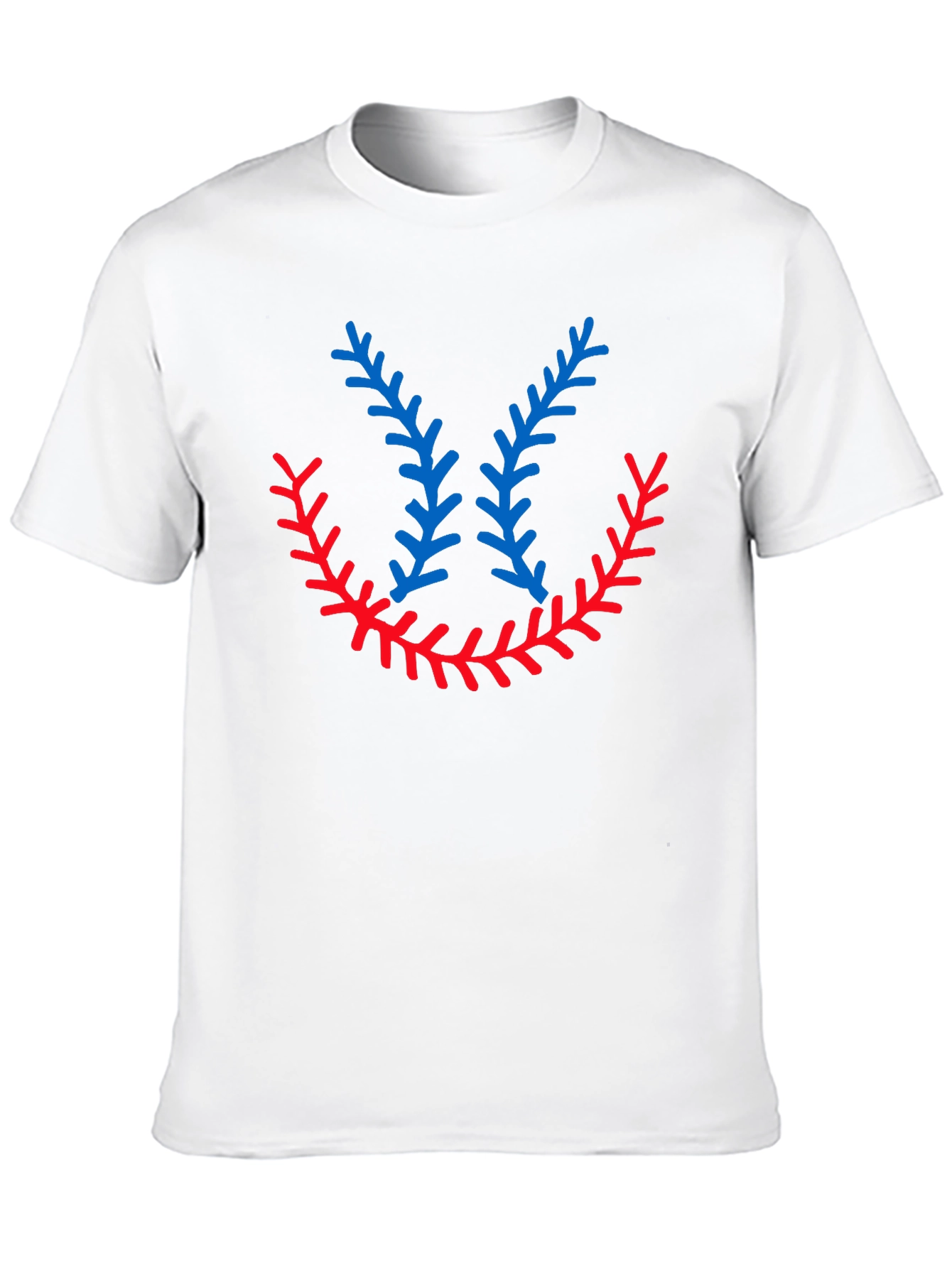 Black Baseball Stitching Graphic T-Shirt view 10