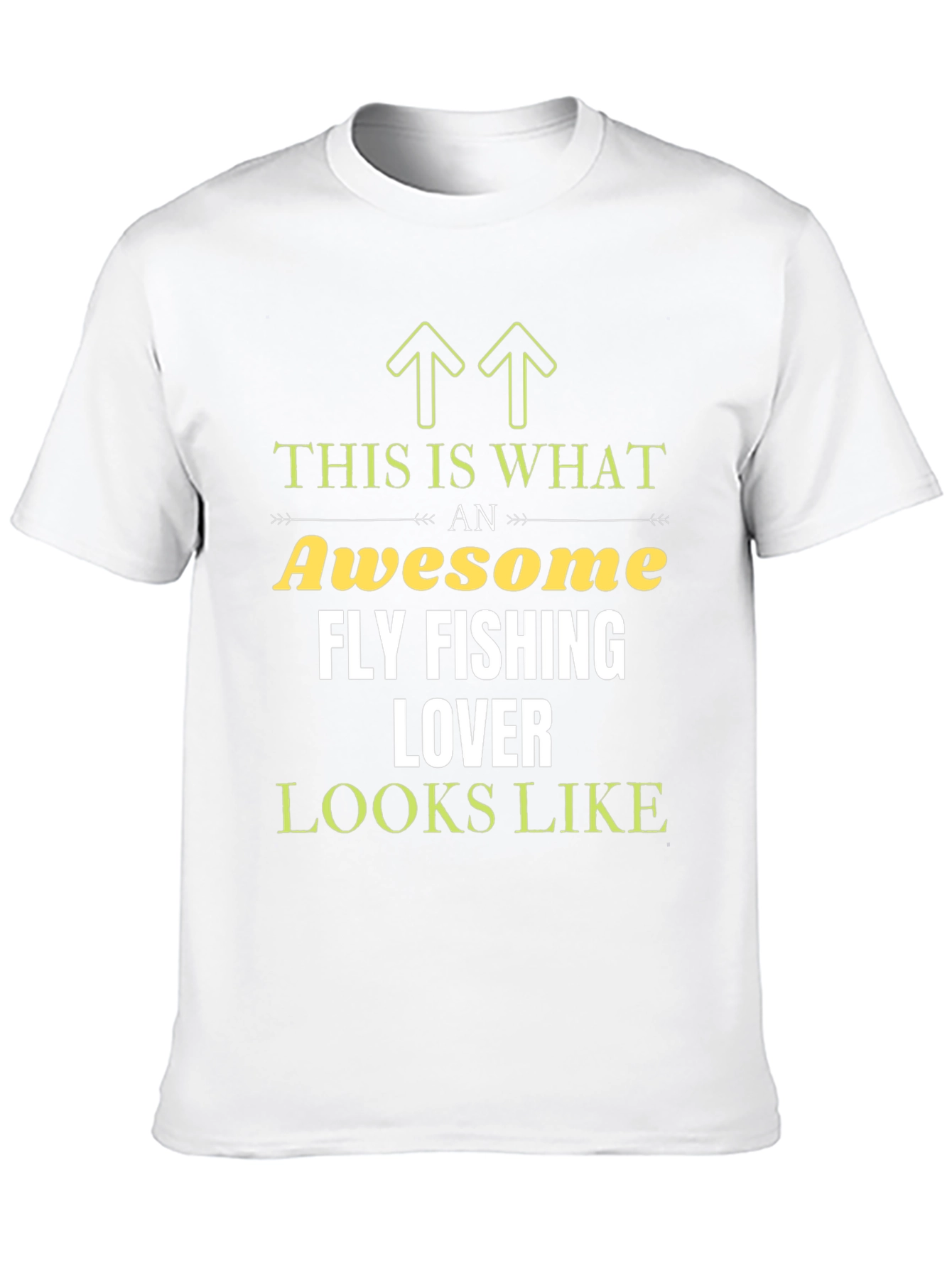 Black Awesome Fly Fishing Lover T-Shirt view 10