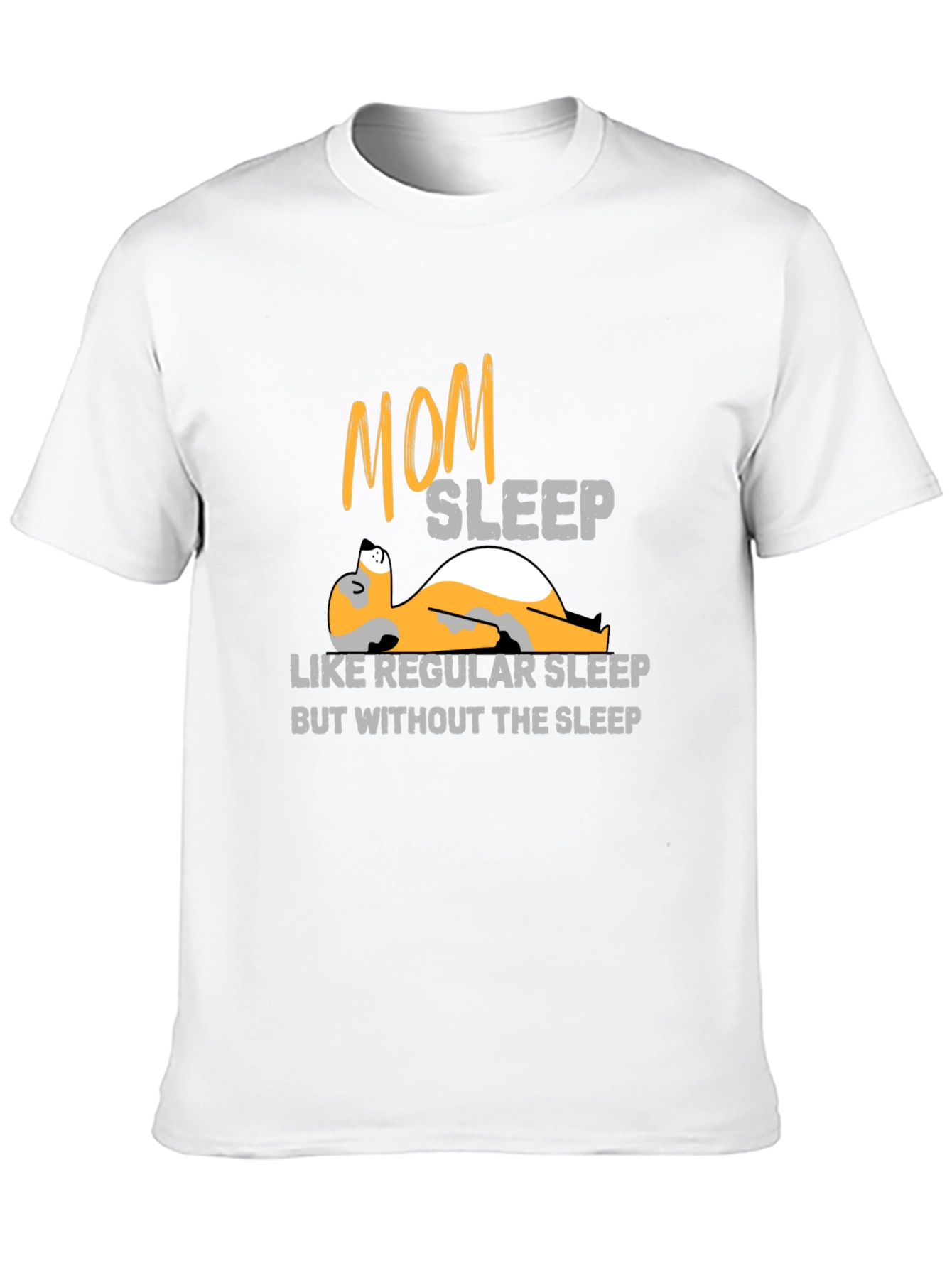 Black Mom Sleep T-Shirt - Regular Sleep Without the Sleep view 10