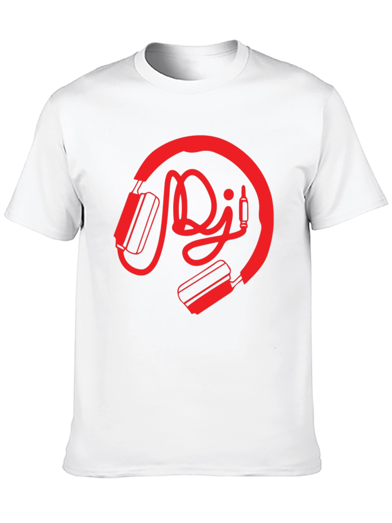 Black DJ Headphones Graphic Tee - Music Lover Shirt view 10