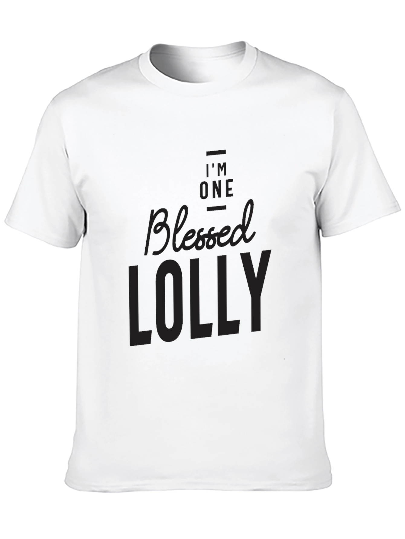 Black Blessed Lolly Black Graphic Tee view 10