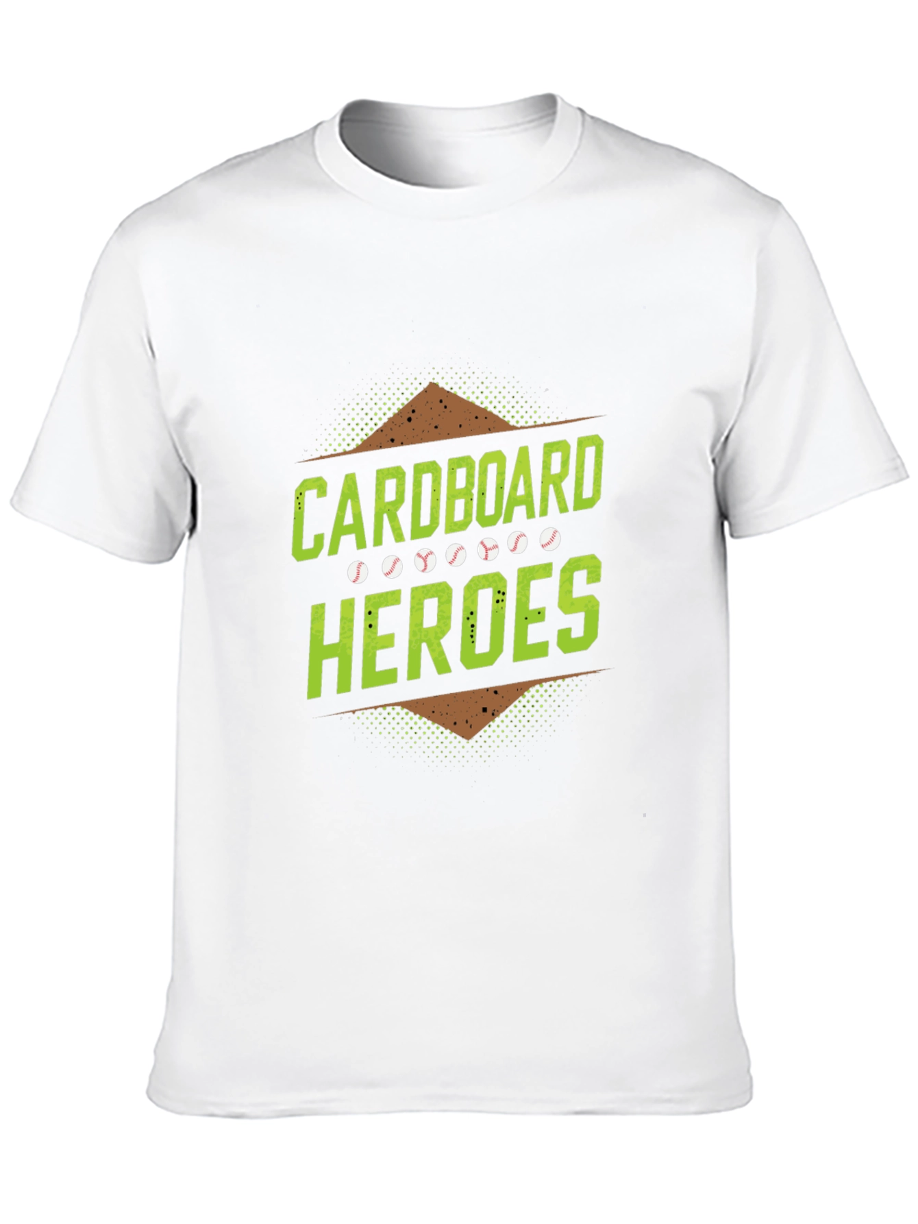 Black Cardboard Heroes T-Shirt - Baseball Fan Tee view 10