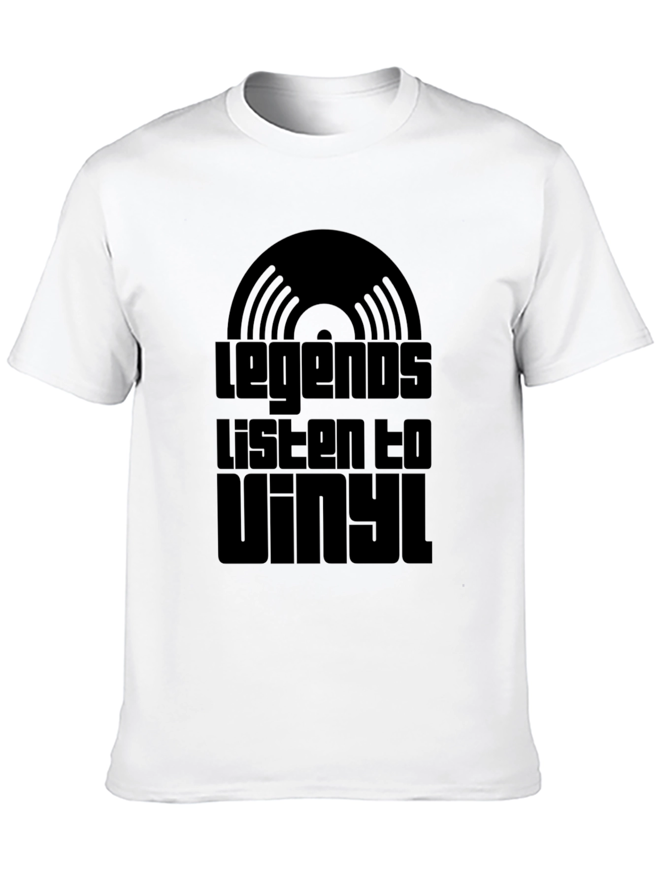 Black Legends Listen to Vinyl T-Shirt view 10