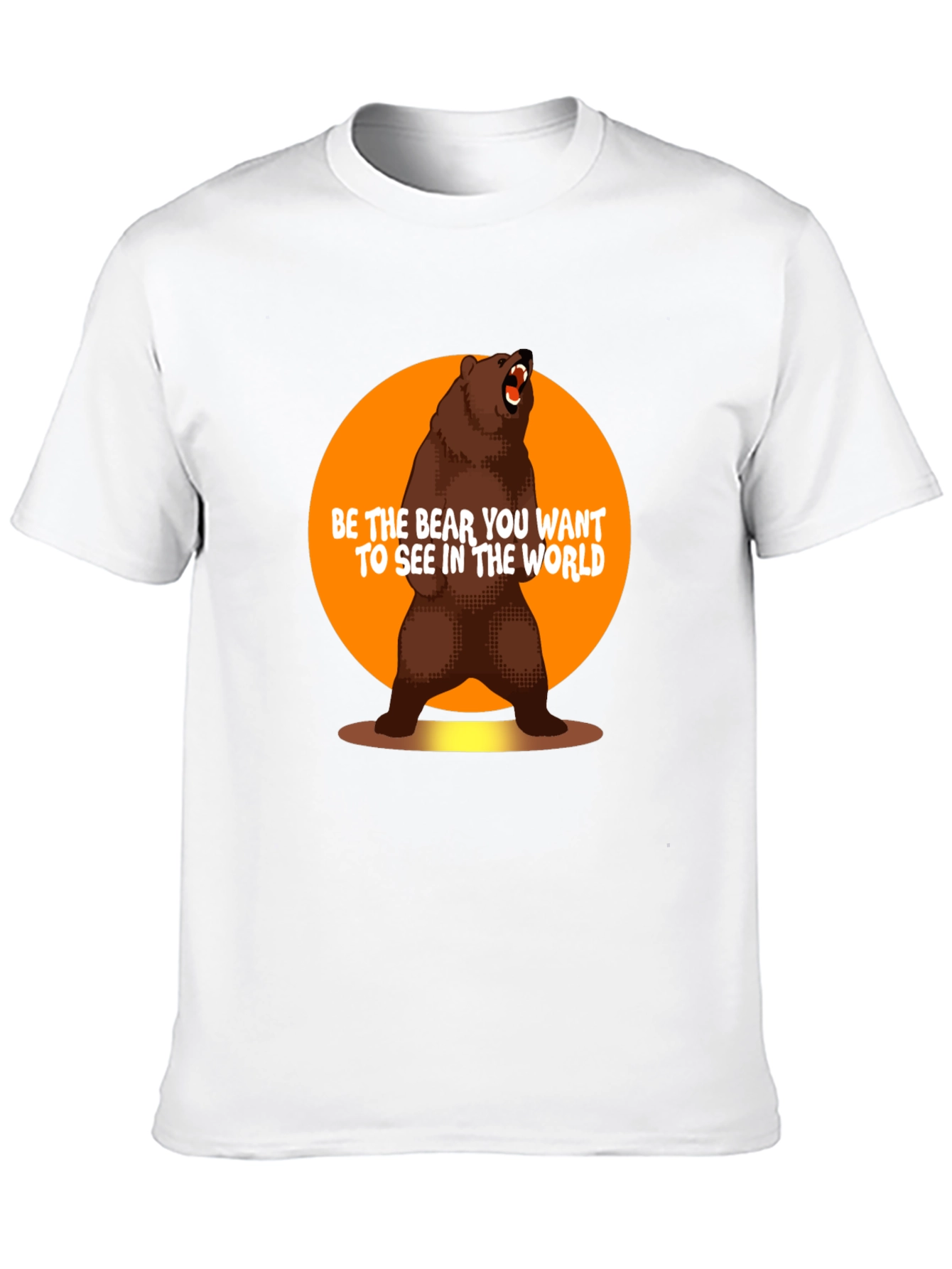 Black Be the Bear T-Shirt - Inspirational Graphic Tee view 10
