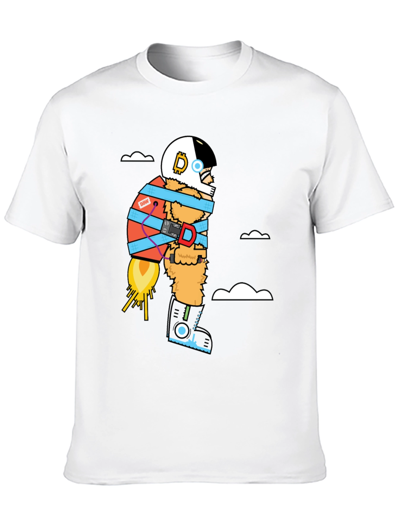 Black Astronaut Ape T-Shirt - Unique Graphic Tee view 10