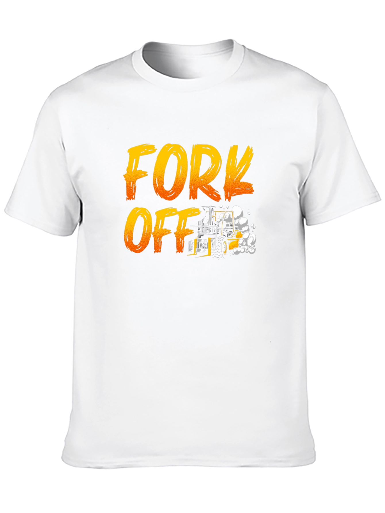 Black Fork Off T-Shirt - Humorous Graphic Tee view 10