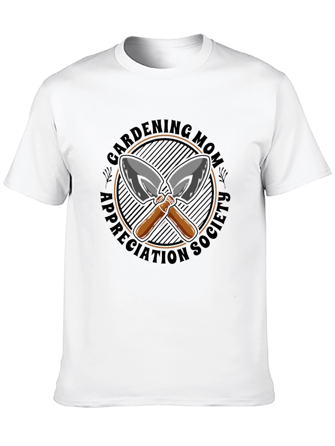 Black Gardening Mom T-Shirt view 10