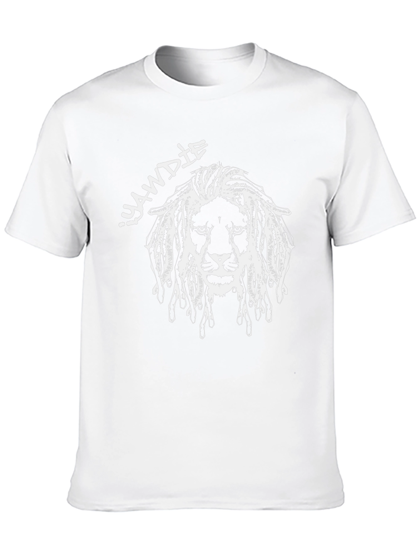 Black Iyawdie Lion Graphic Tee - Black Cotton Blend view 10