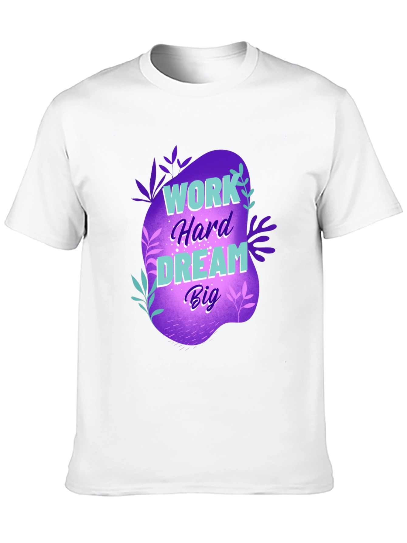 Black Work Hard Dream Big Graphic T-Shirt view 10