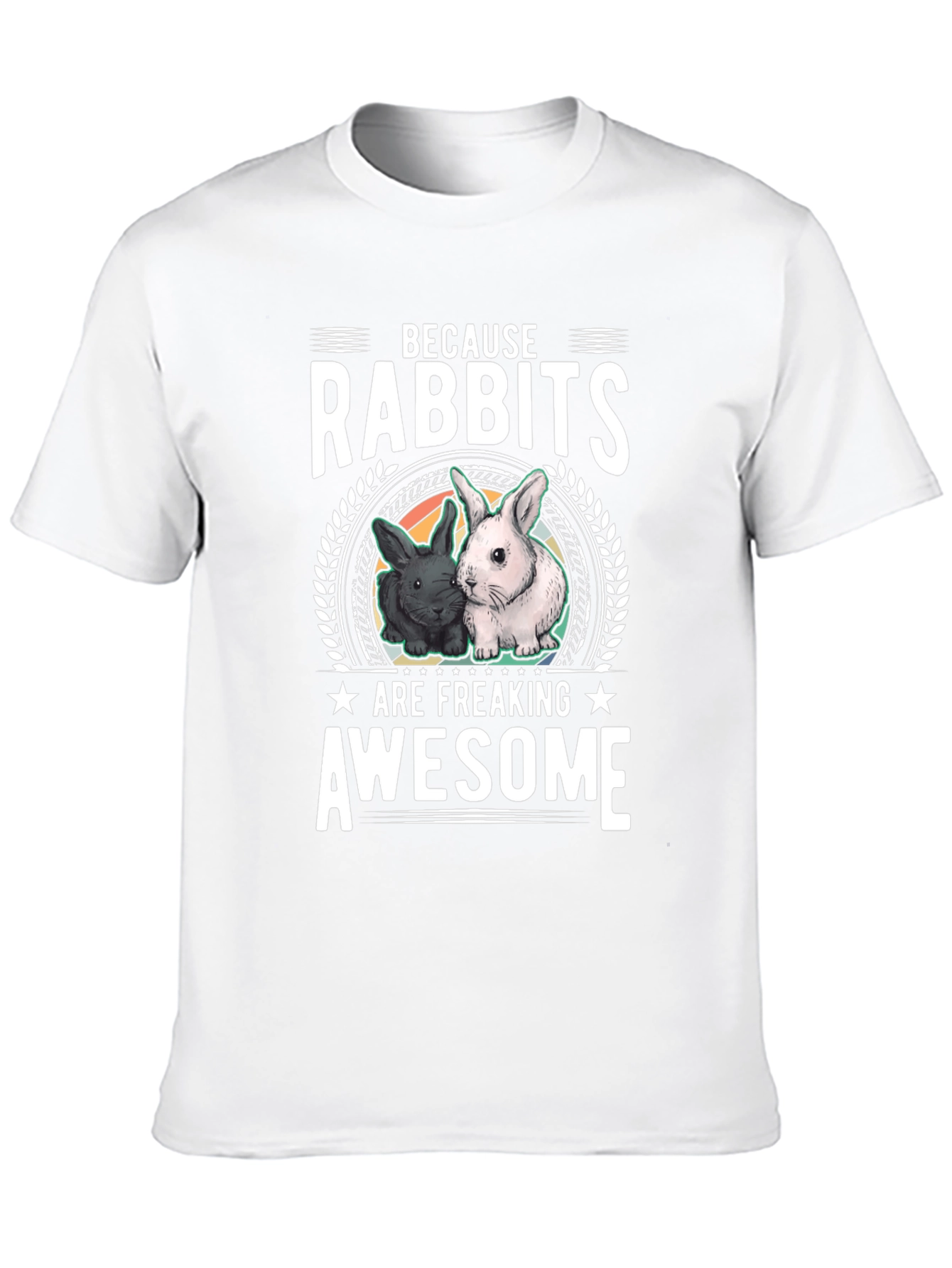 Black Rabbits Are Freaking Awesome T-Shirt view 10