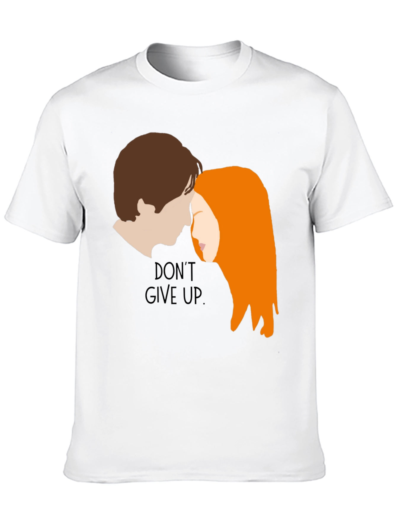 Black Don't Give Up Graphic Tee - Black T-Shirt view 10