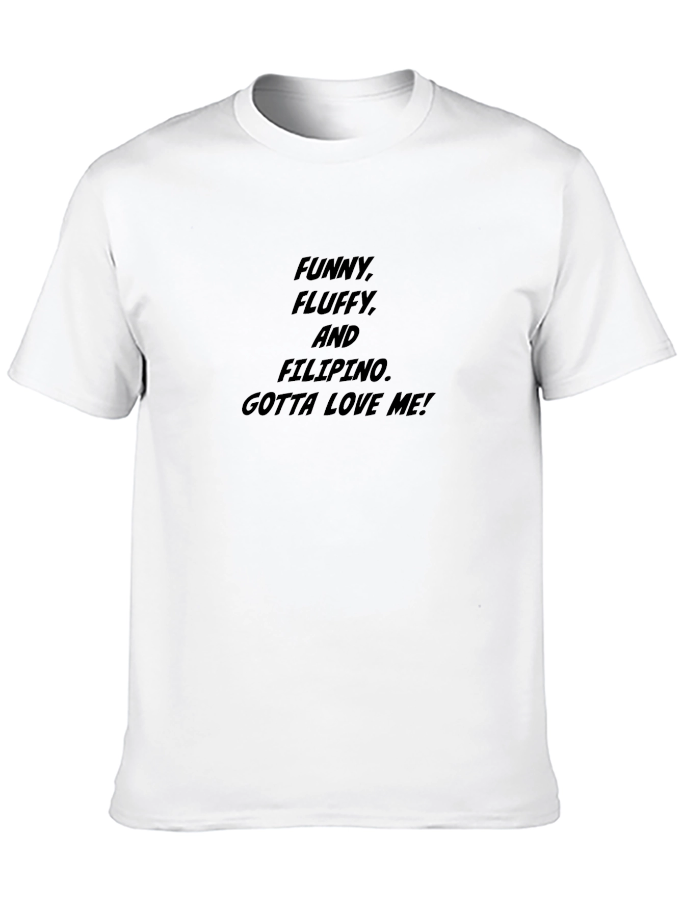 Black Funny Filipino Slogan Tee - Soft, Stylish Crew Neck T-Shirt view 10