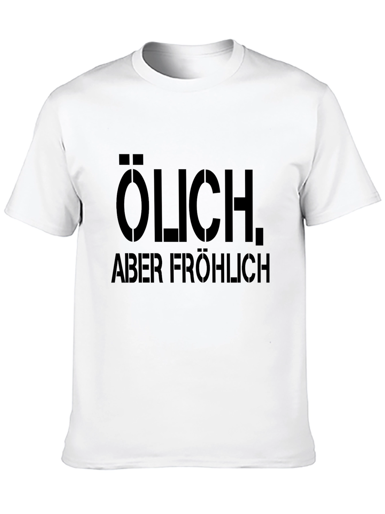 Black ÖLICH Aber Fröhlich - Black Graphic Tee view 10